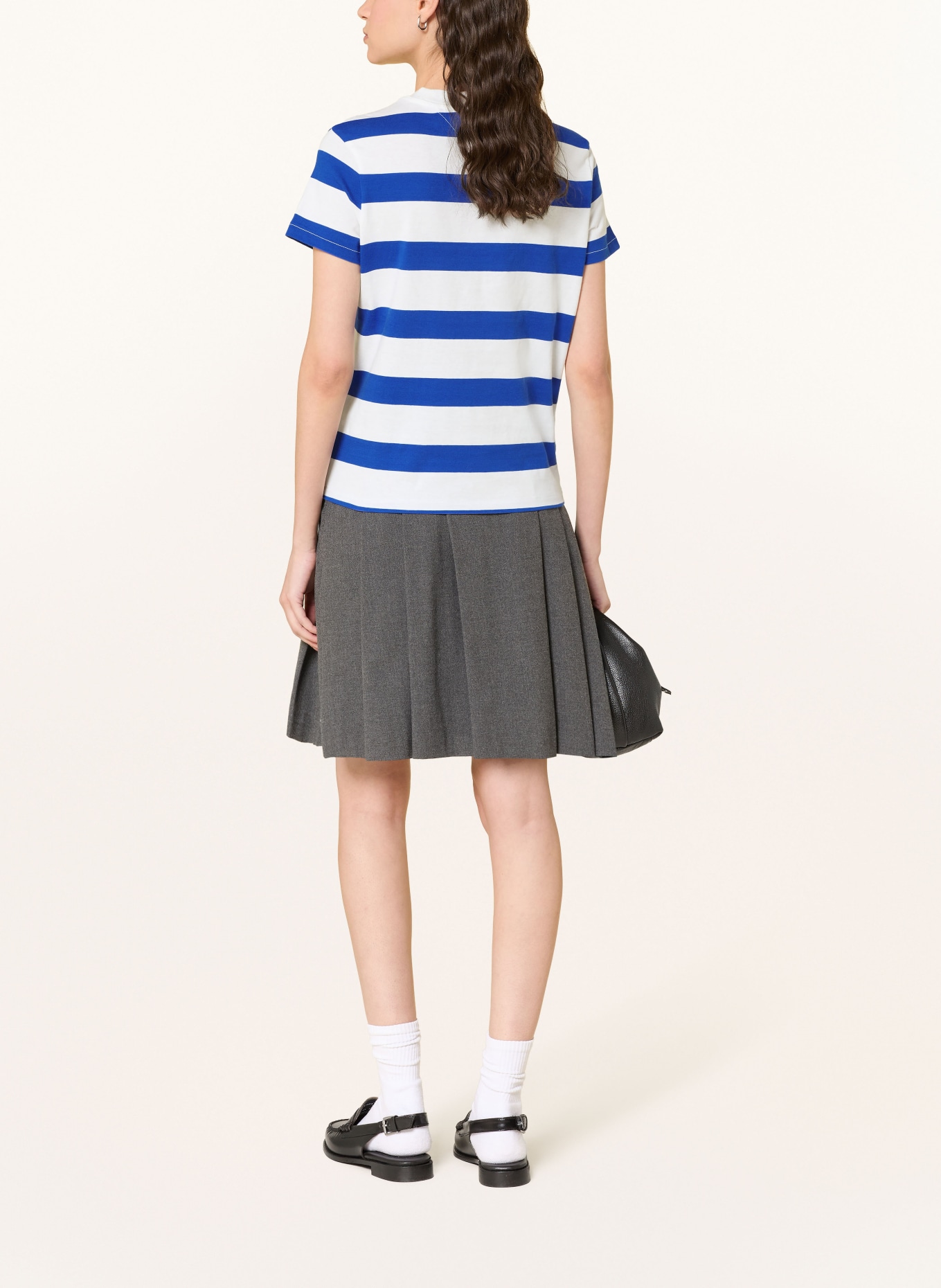 TOMMY JEANS koszulka: NIEBIESKI / BIAŁY