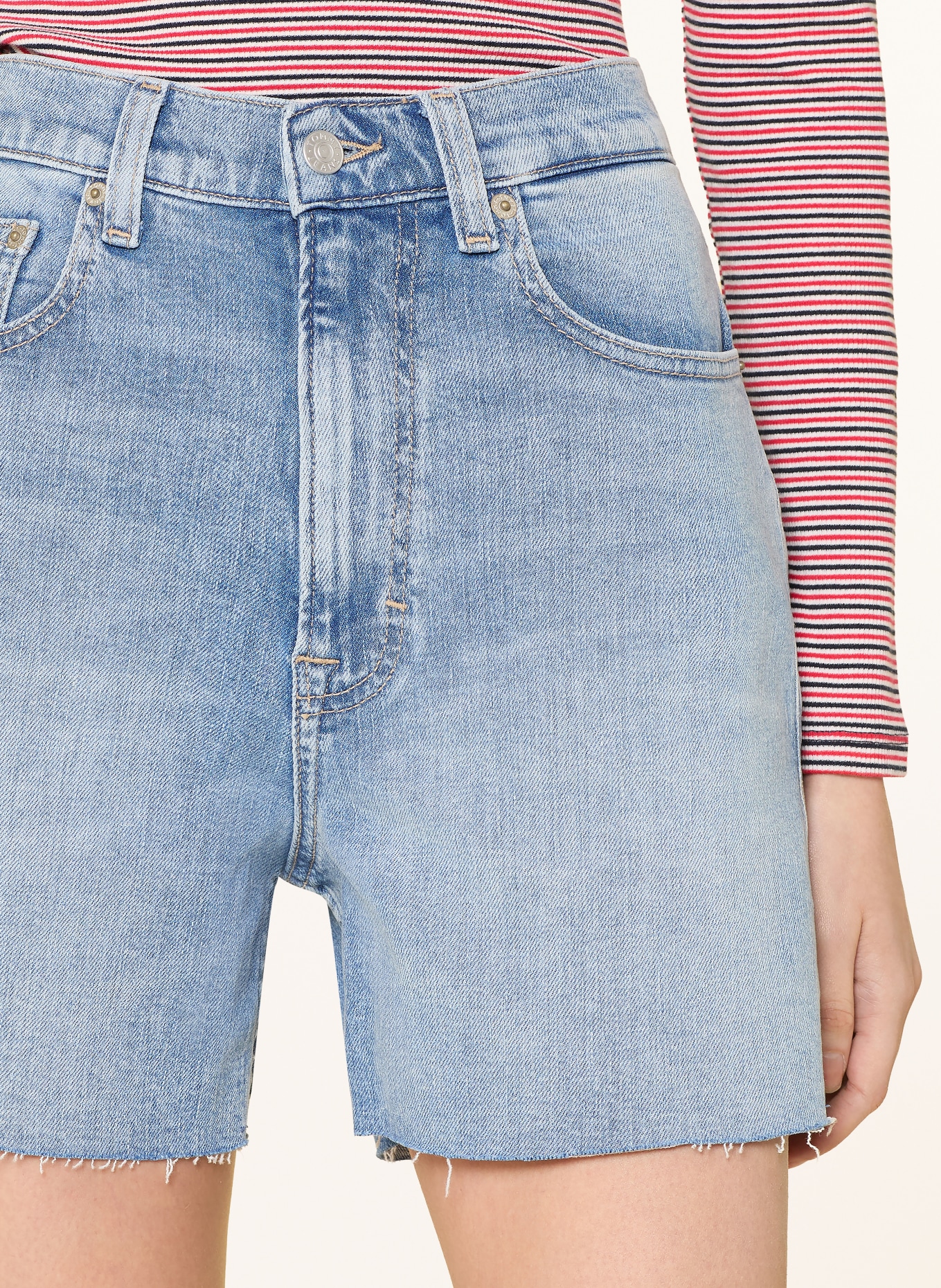 TOMMY JEANS Jeansshorts: 1AB Denim Light