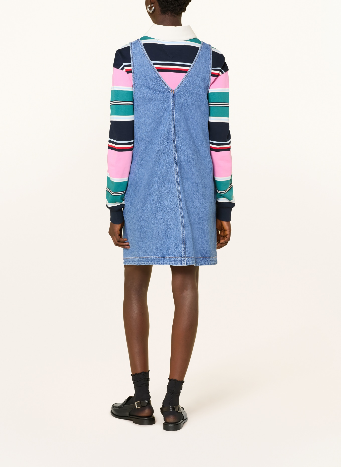 TOMMY JEANS Jeanskleid: BLAU