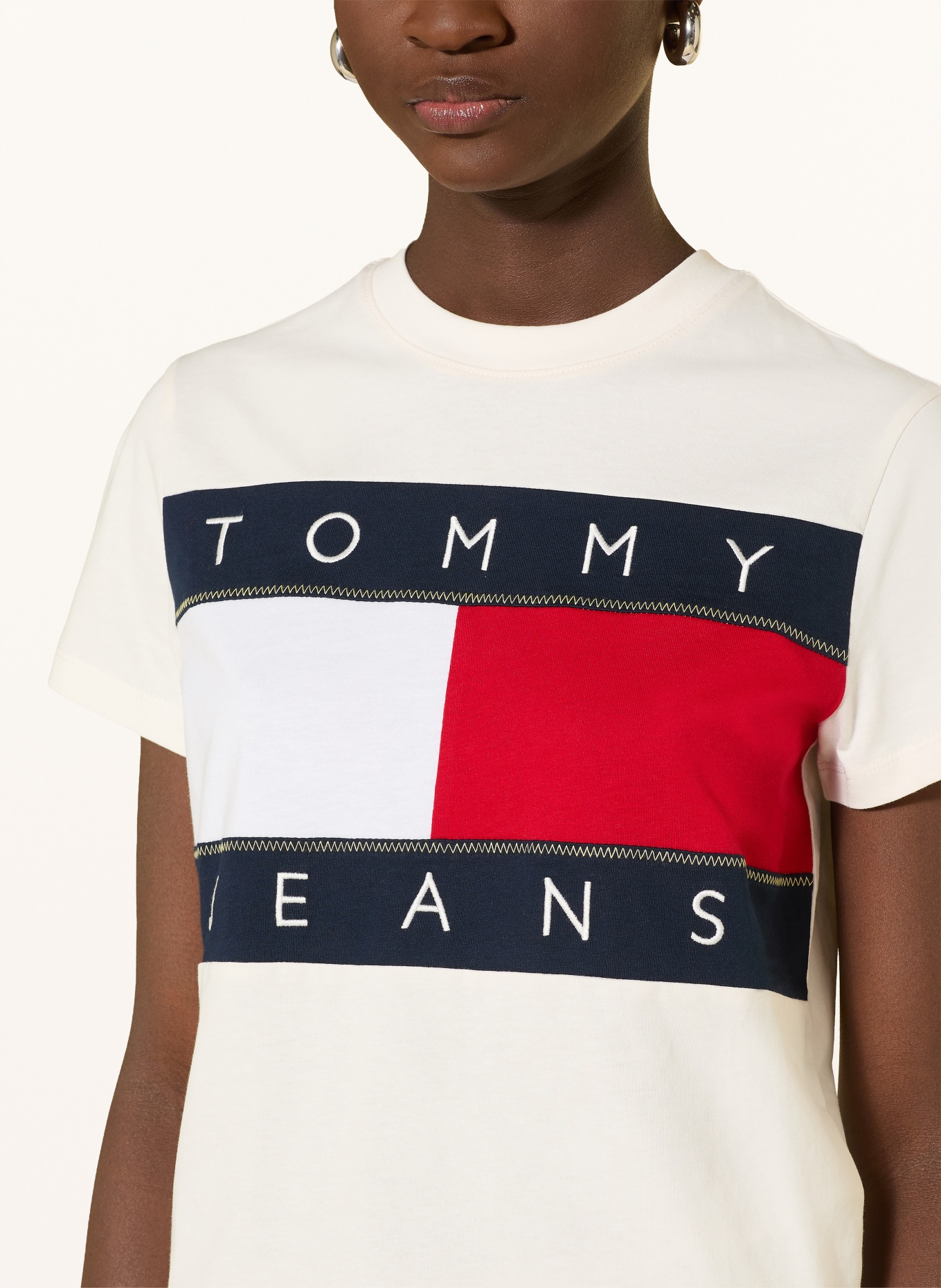 TOMMY JEANS T-shirt: BLANC
