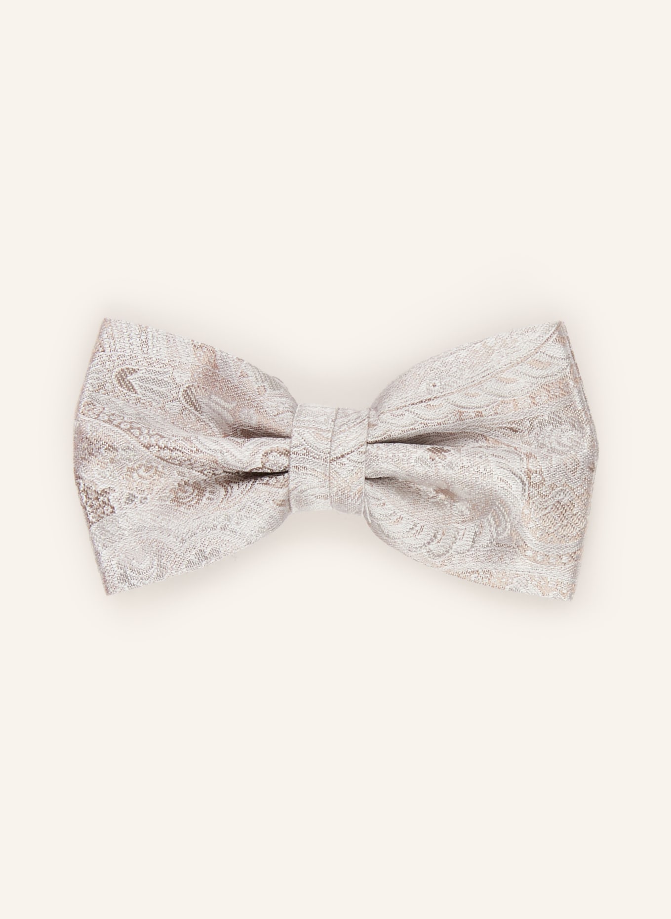 Sterlington Set: Fliege und Einstecktuch: BEIGE / CREME