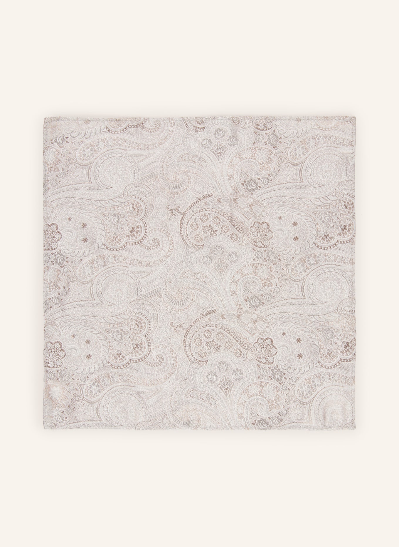 Sterlington Set: Fliege und Einstecktuch: BEIGE / CREME