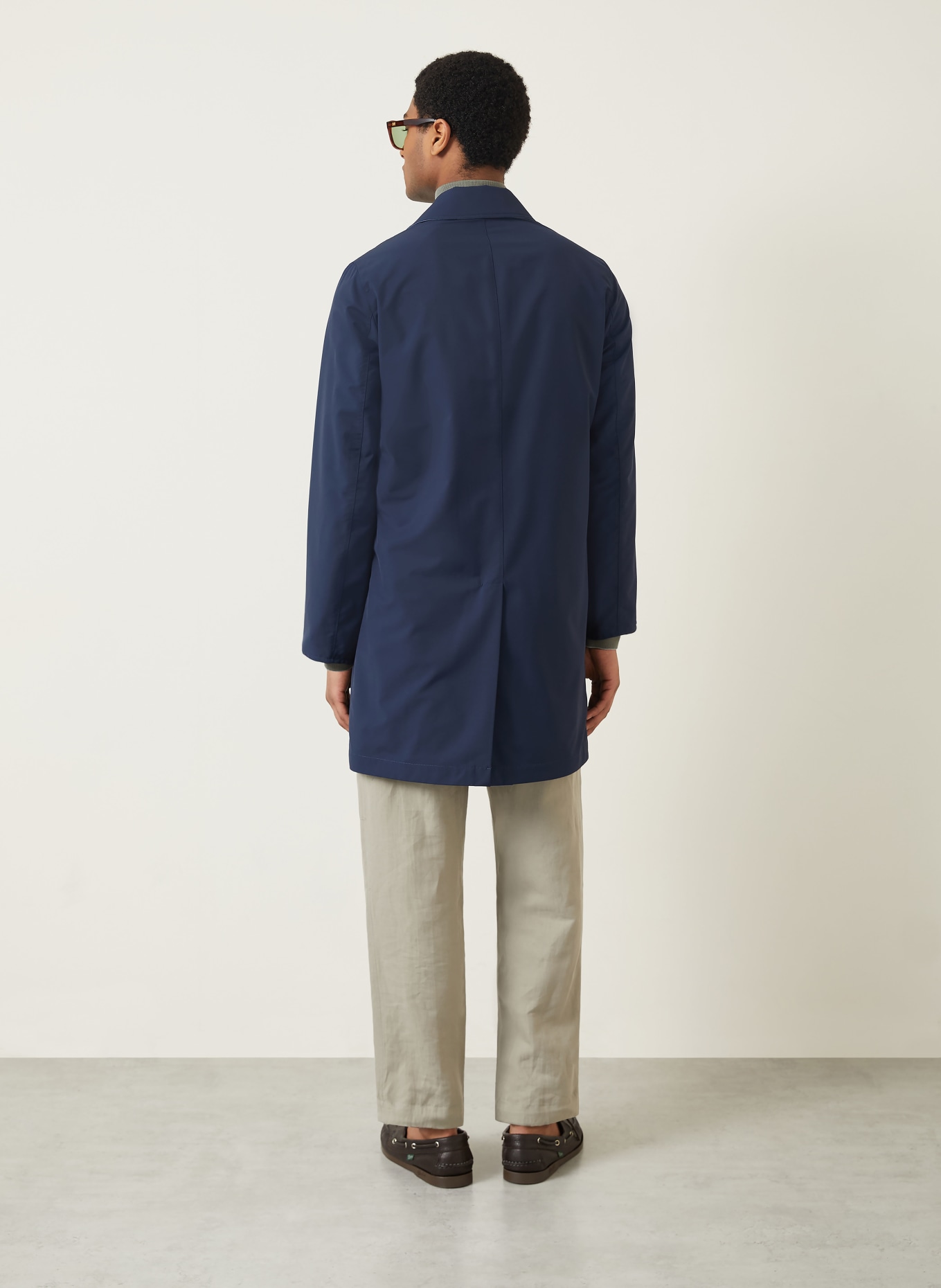manzoni 24 Manteau réversible: BLEU FONCÉ / BLEU CLAIR