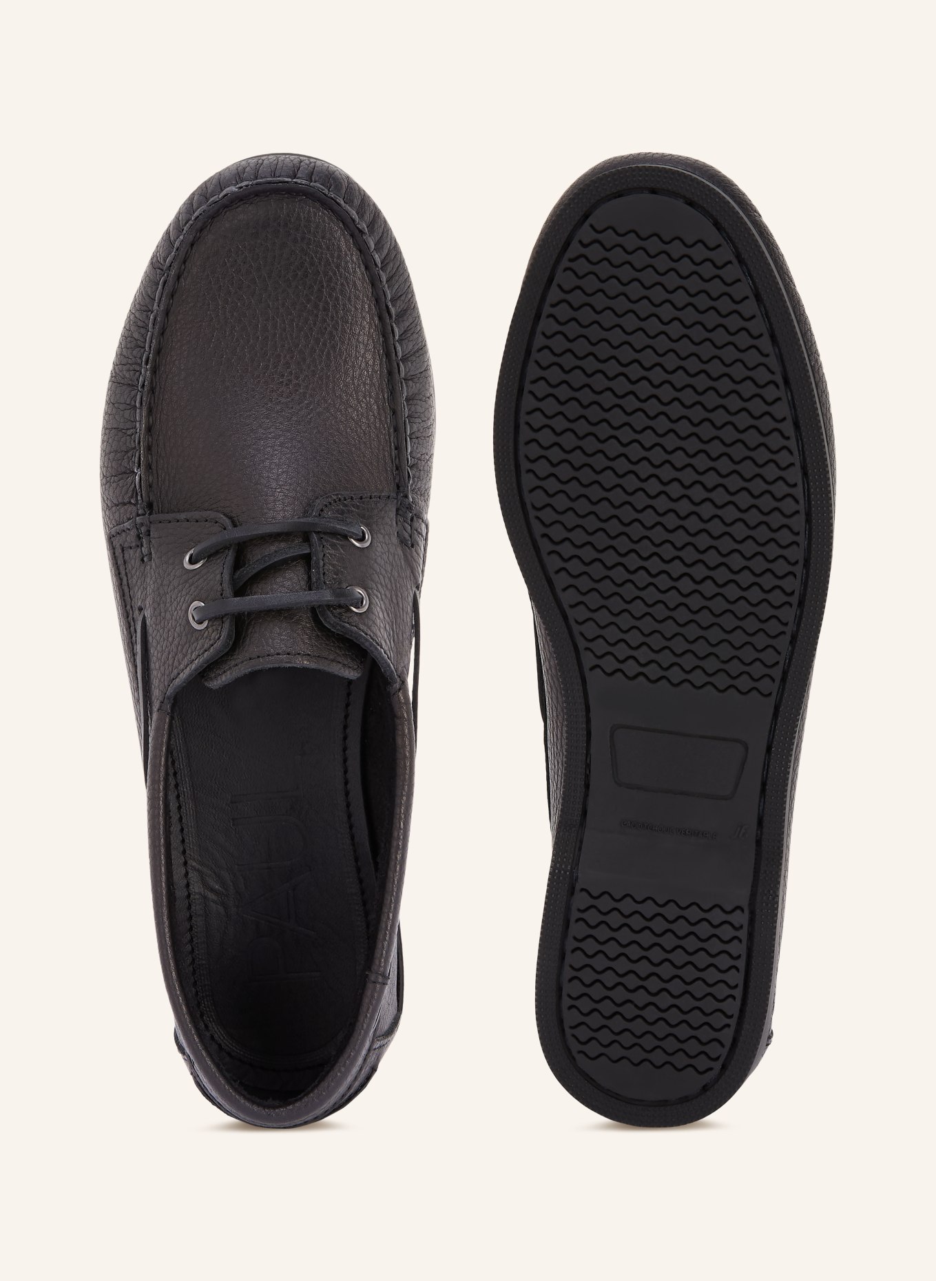PAUL chaussures de bateau: NOIR