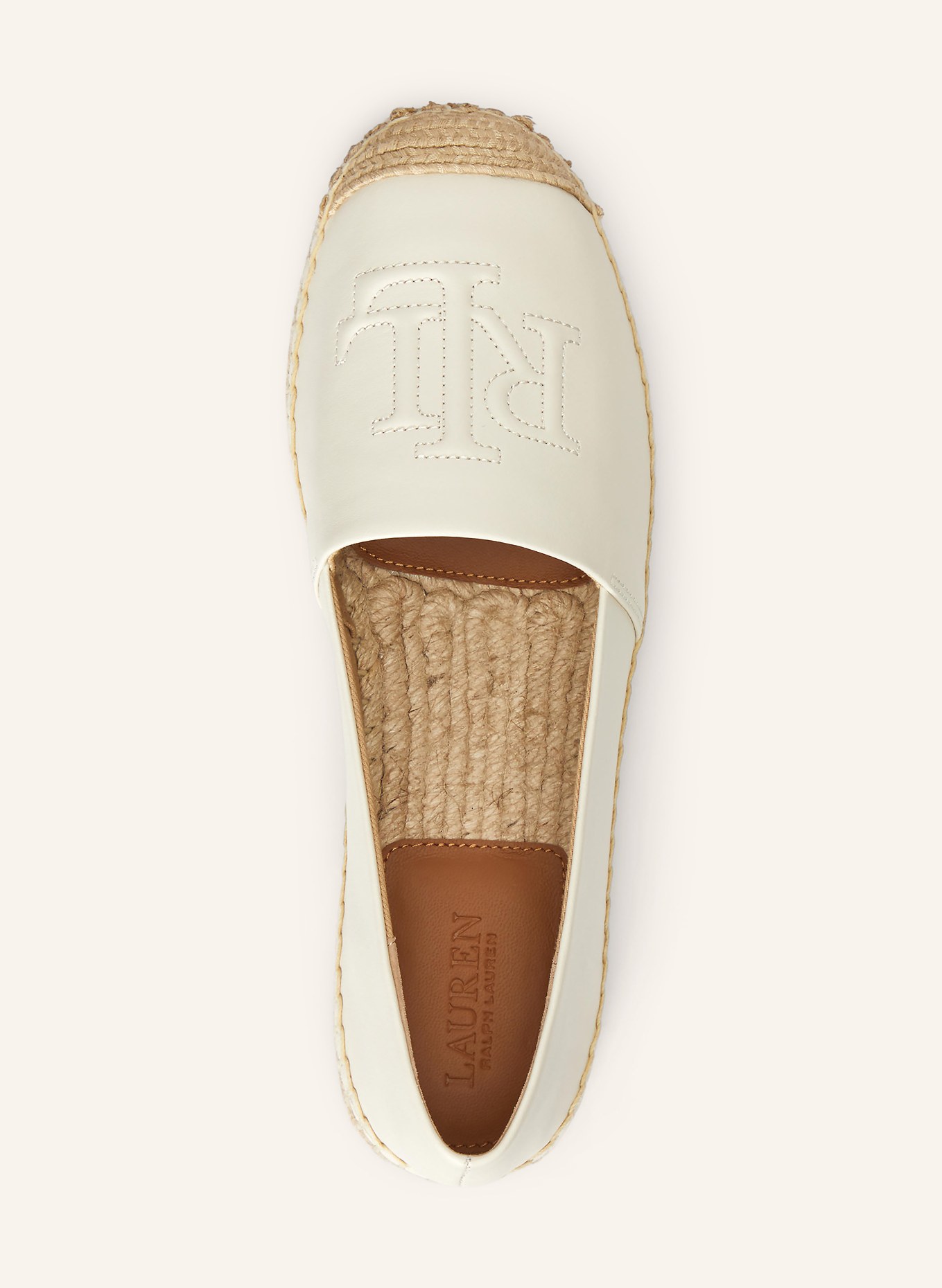 LAUREN RALPH LAUREN espadrilles: BLANC
