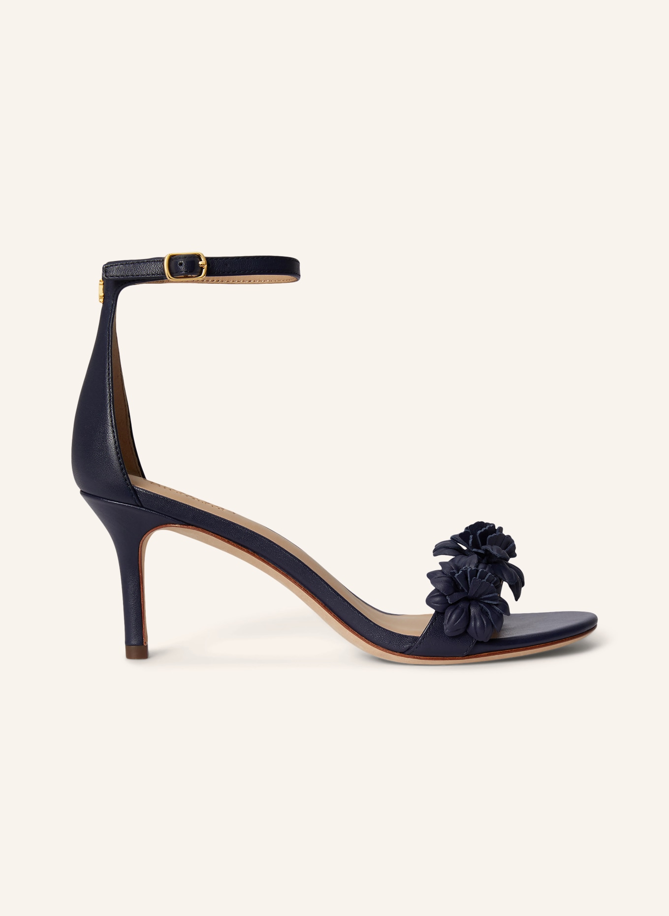 LAUREN RALPH LAUREN Sandały ALLIE: GRANATOWY / ZŁOTY