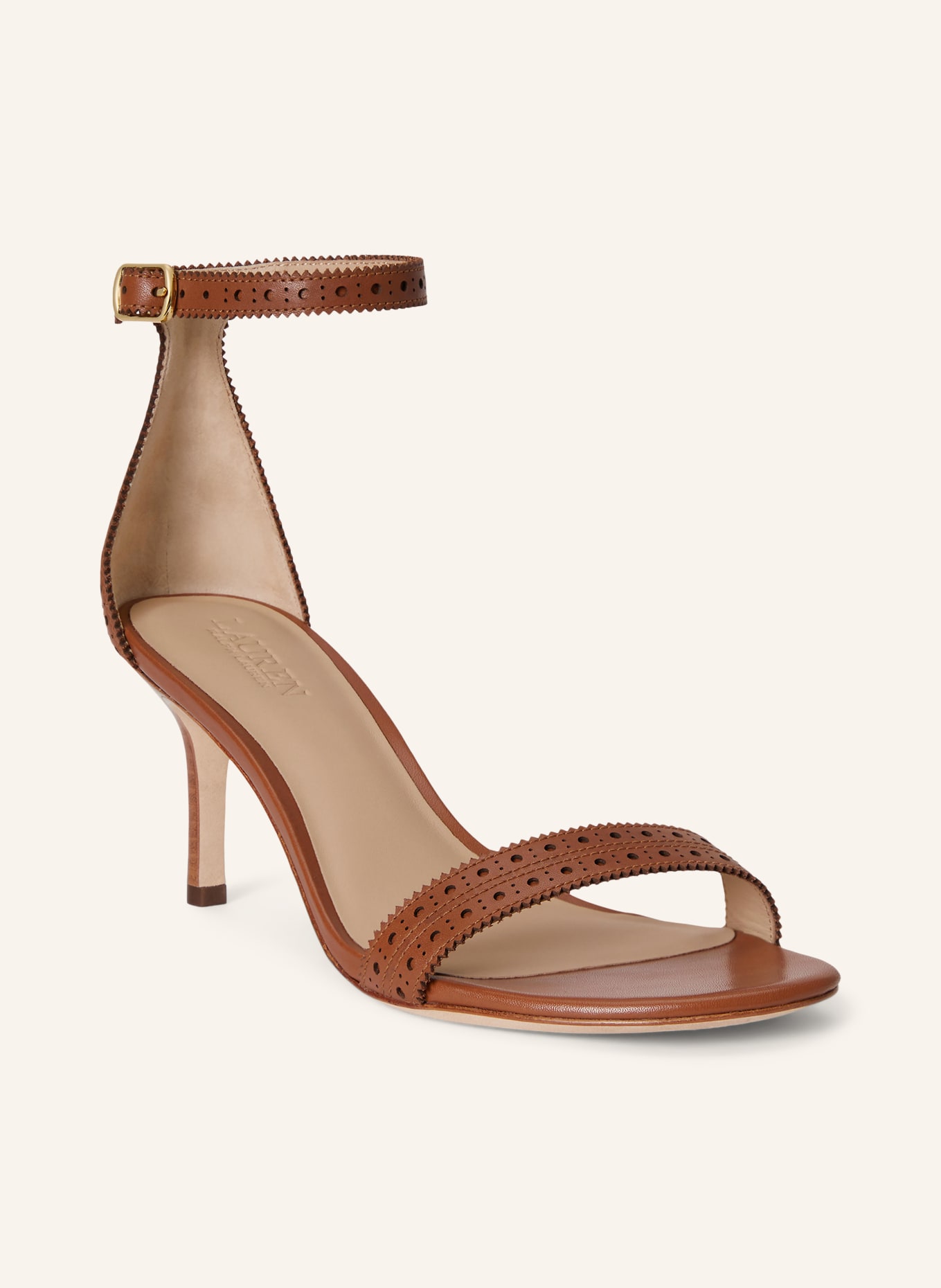 LAUREN RALPH LAUREN Sandały ALLIE: BRĄZOWY / ZŁOTY