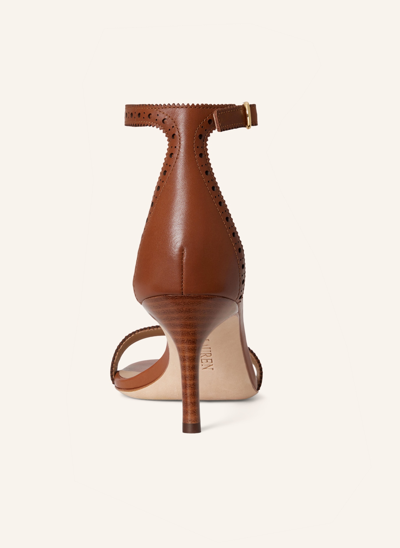 LAUREN RALPH LAUREN Sandały ALLIE: BRĄZOWY / ZŁOTY