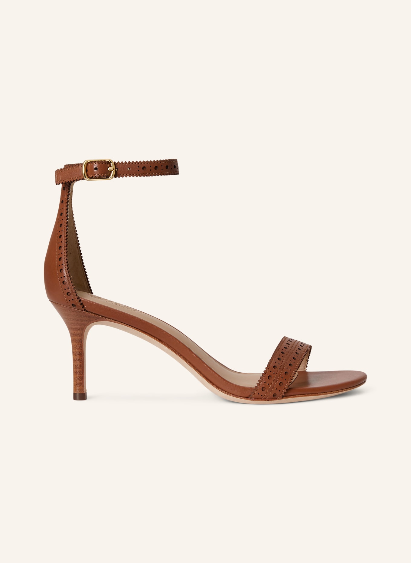 LAUREN RALPH LAUREN Sandały ALLIE: BRĄZOWY / ZŁOTY