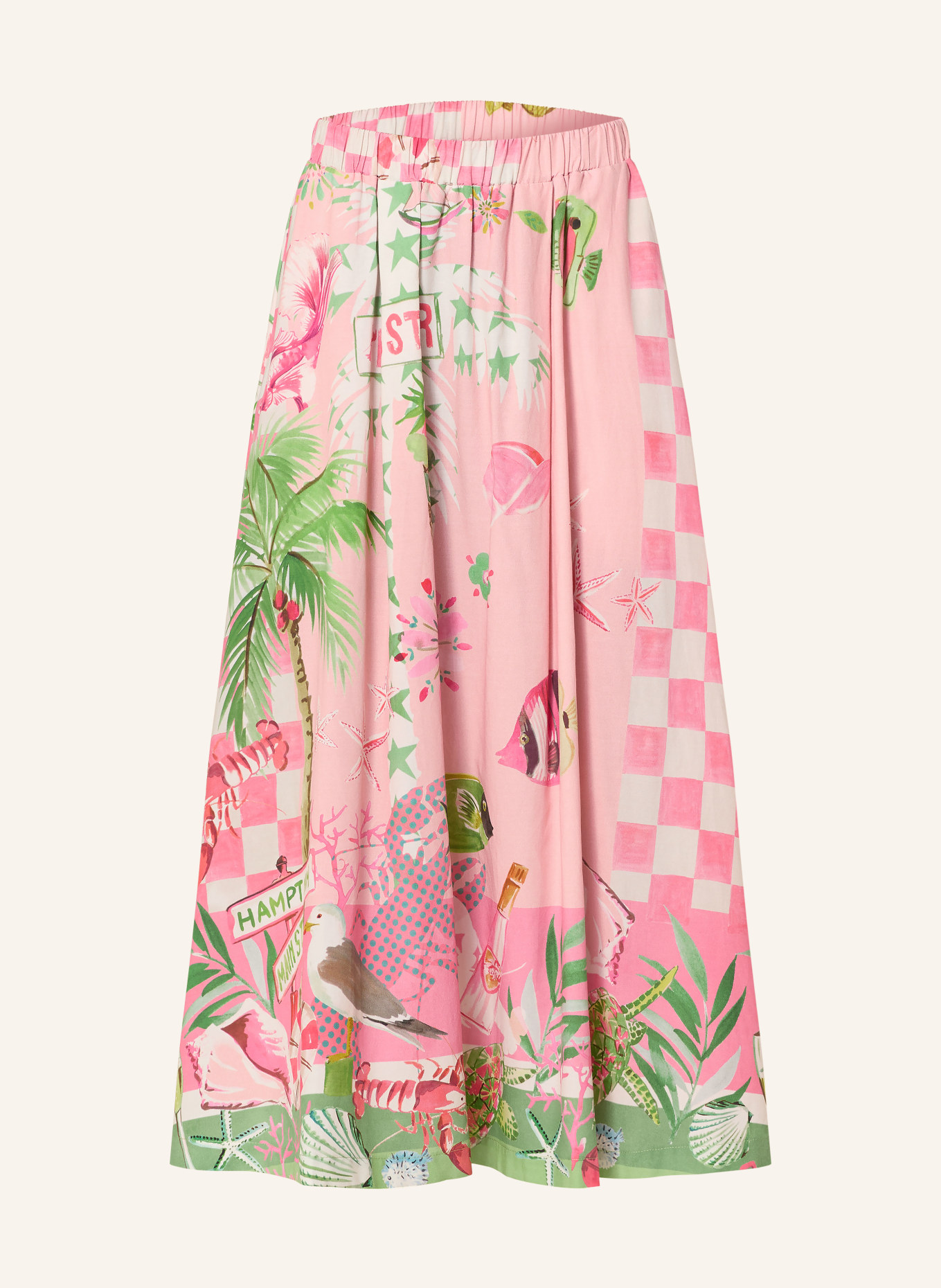 Smith & Soul Skirt: PINK / PINK / LIGHT GREEN
