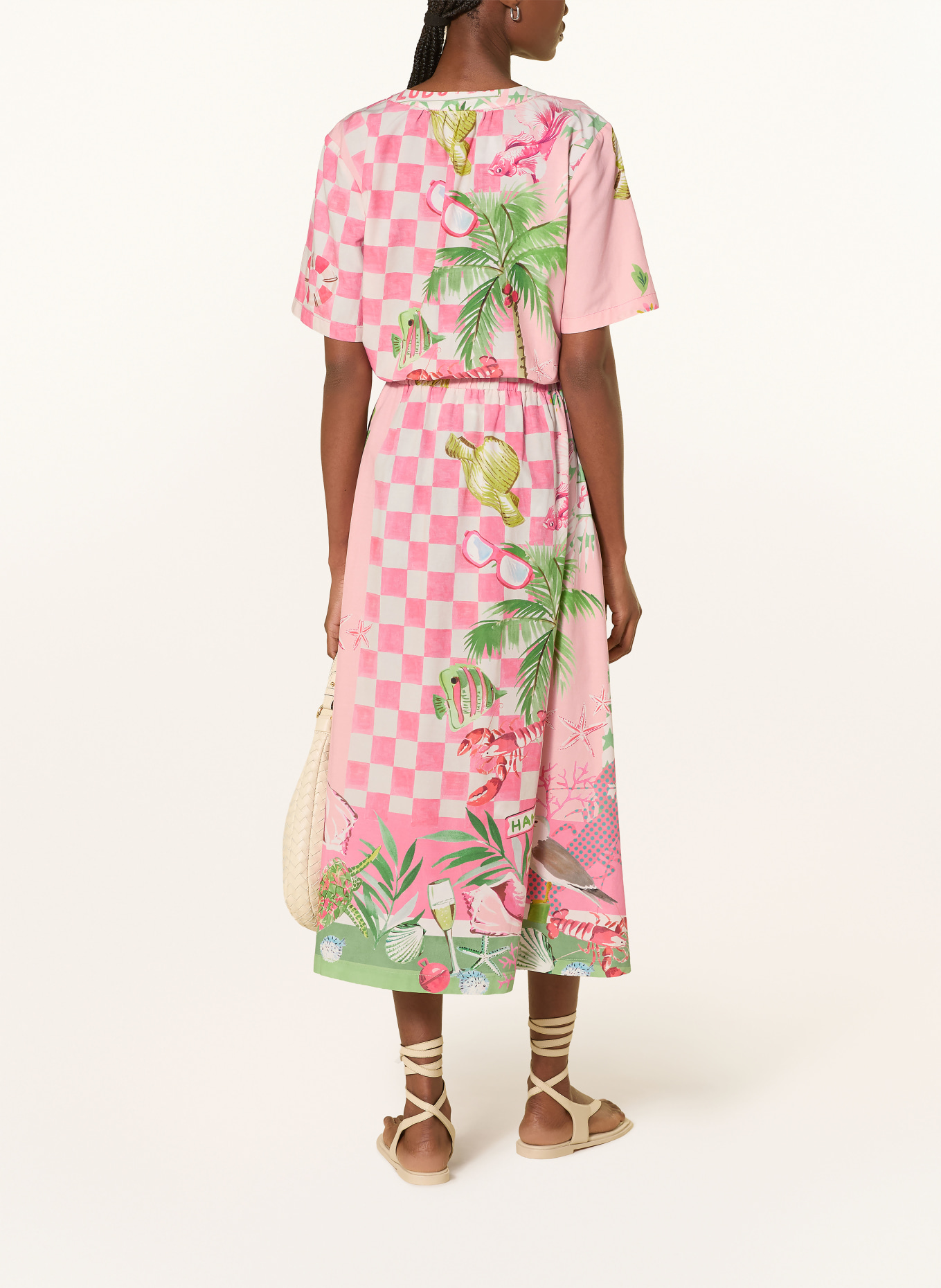 Smith & Soul Skirt: PINK / PINK / LIGHT GREEN