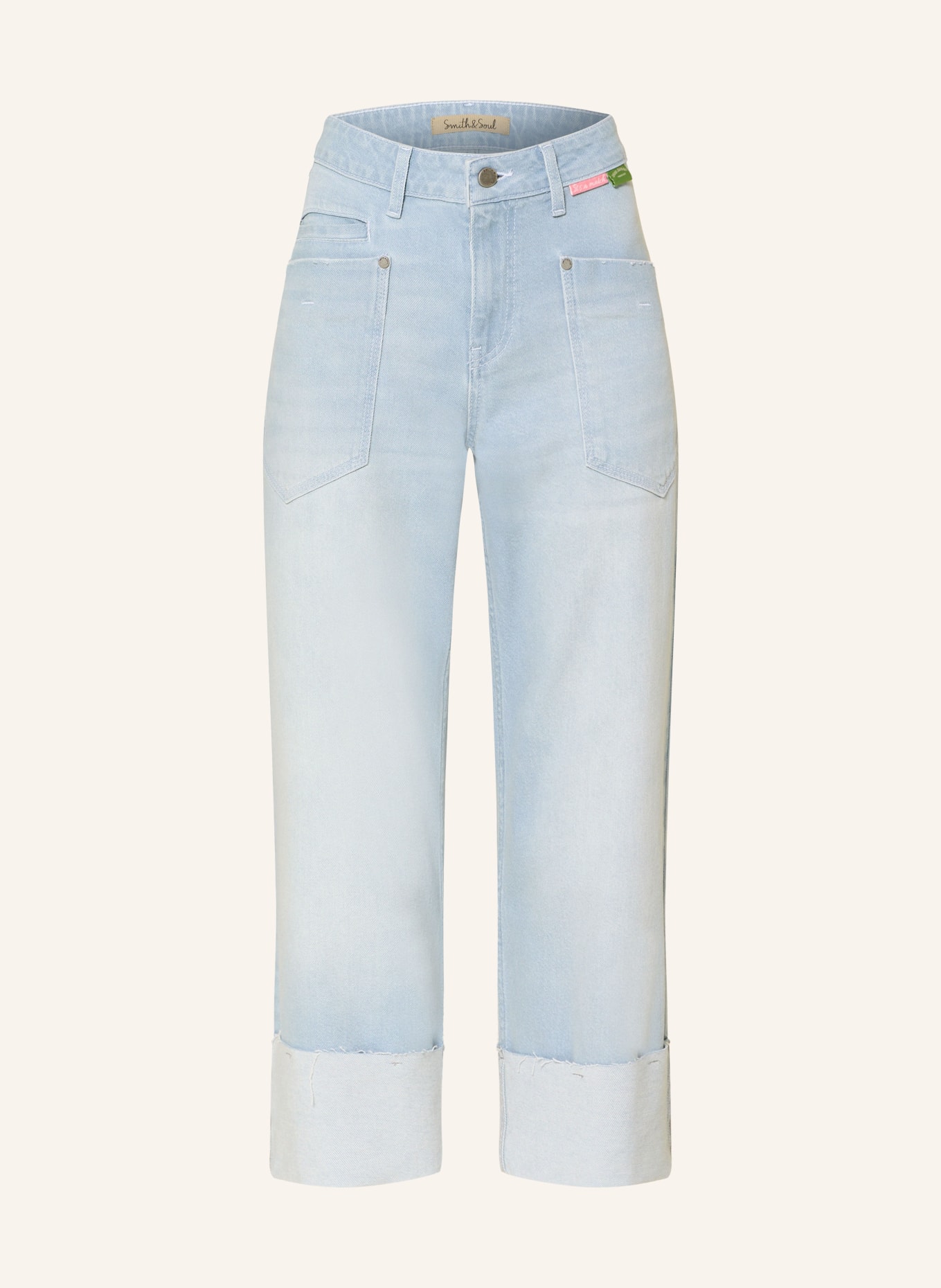 Smith & Soul Cropped jeans: 697 light denim