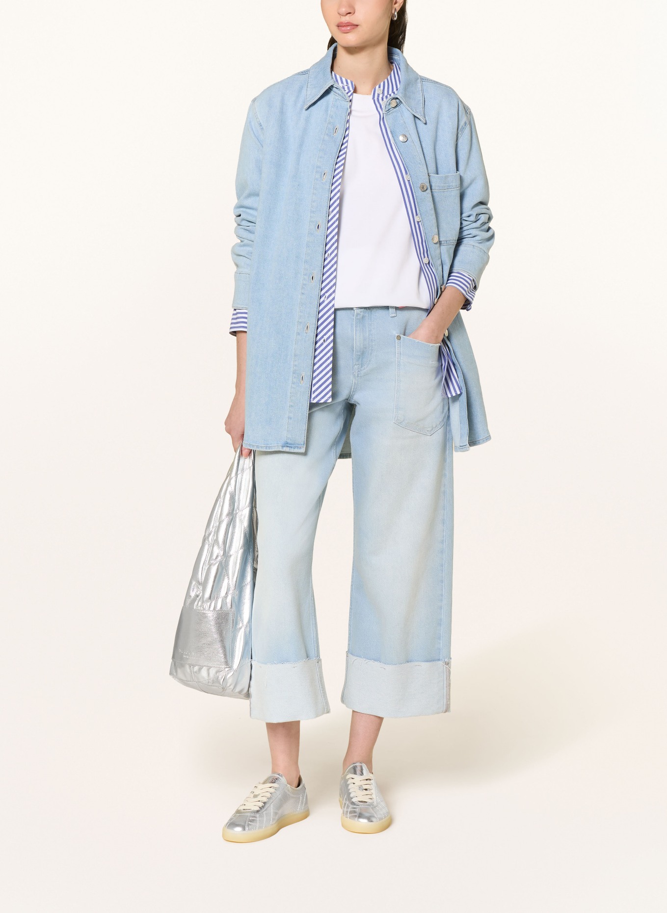 Smith & Soul Cropped jeans: 697 light denim
