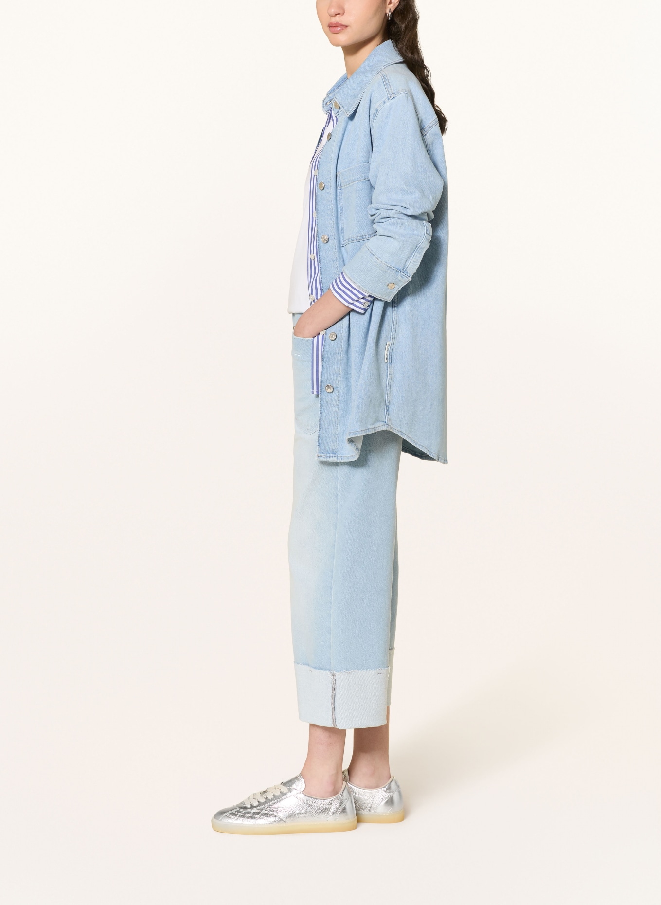 Smith & Soul Cropped jeans: 697 light denim