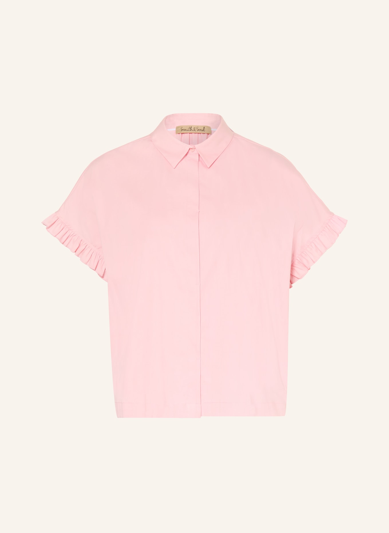 Smith & Soul Hemdbluse mit Rüschen: ROSA