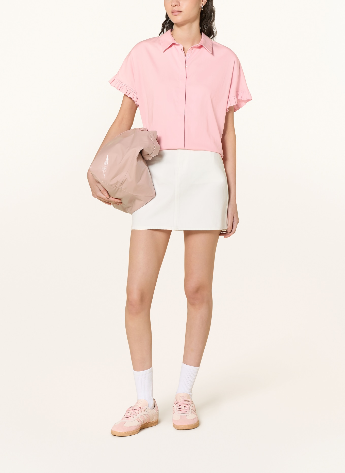 Smith & Soul Hemdbluse mit Rüschen: ROSA