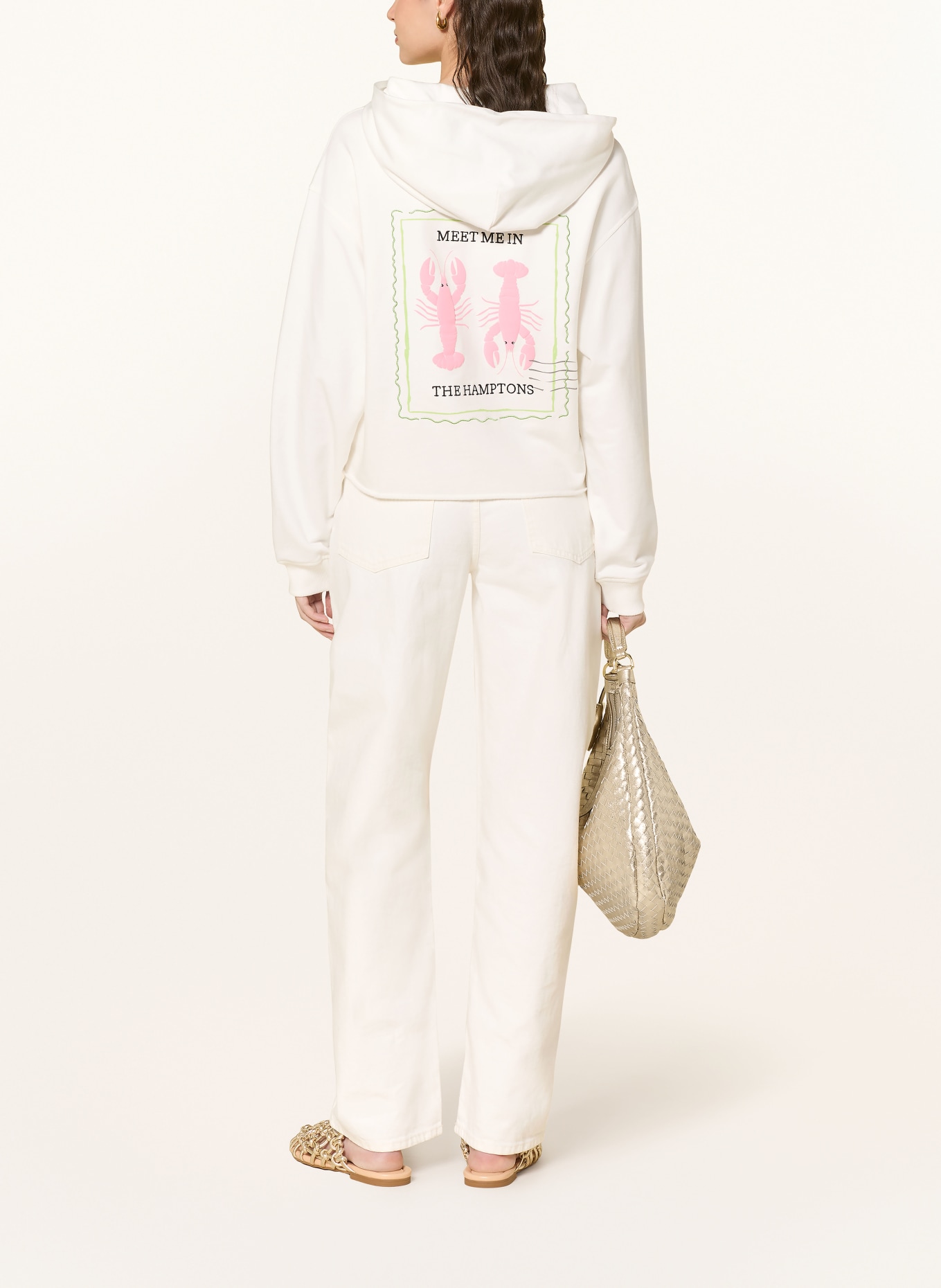 Smith & Soul Bluza z cekinami: ECRU / RÓŻOWY / JASNOZIELONY