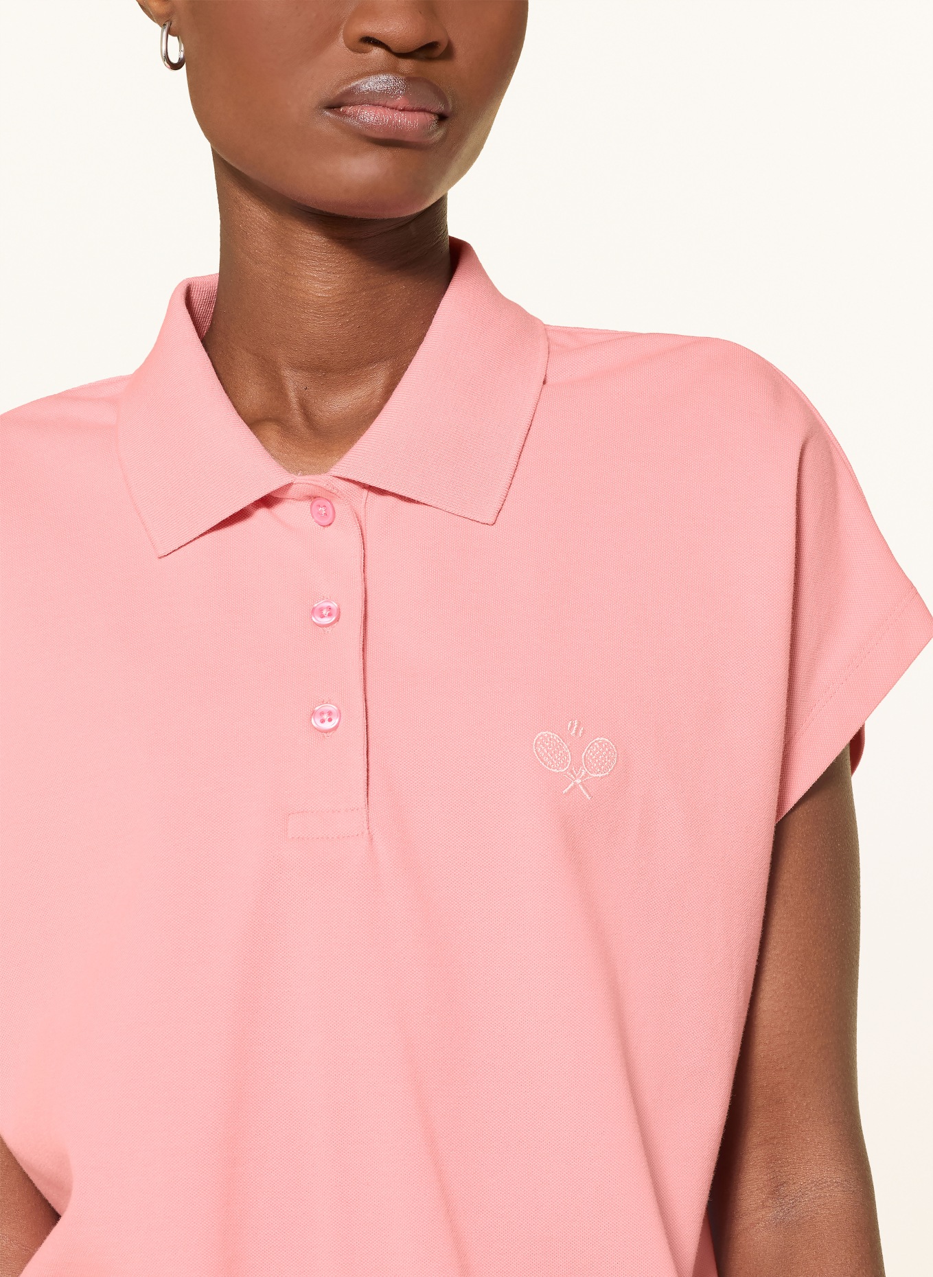 Smith & Soul Piqué poloshirt: ROZE