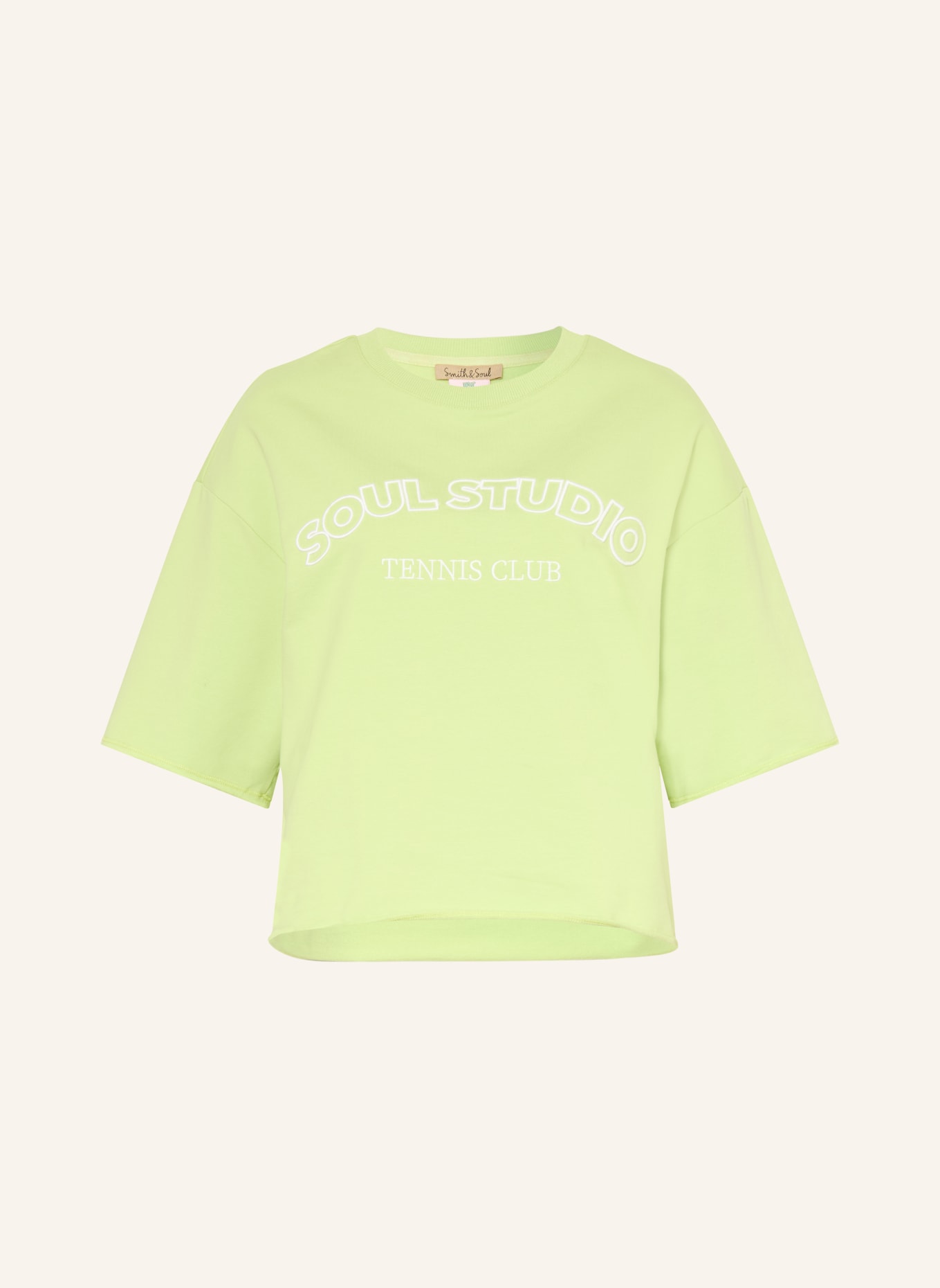 Smith & Soul bluza: JASNOZIELONY