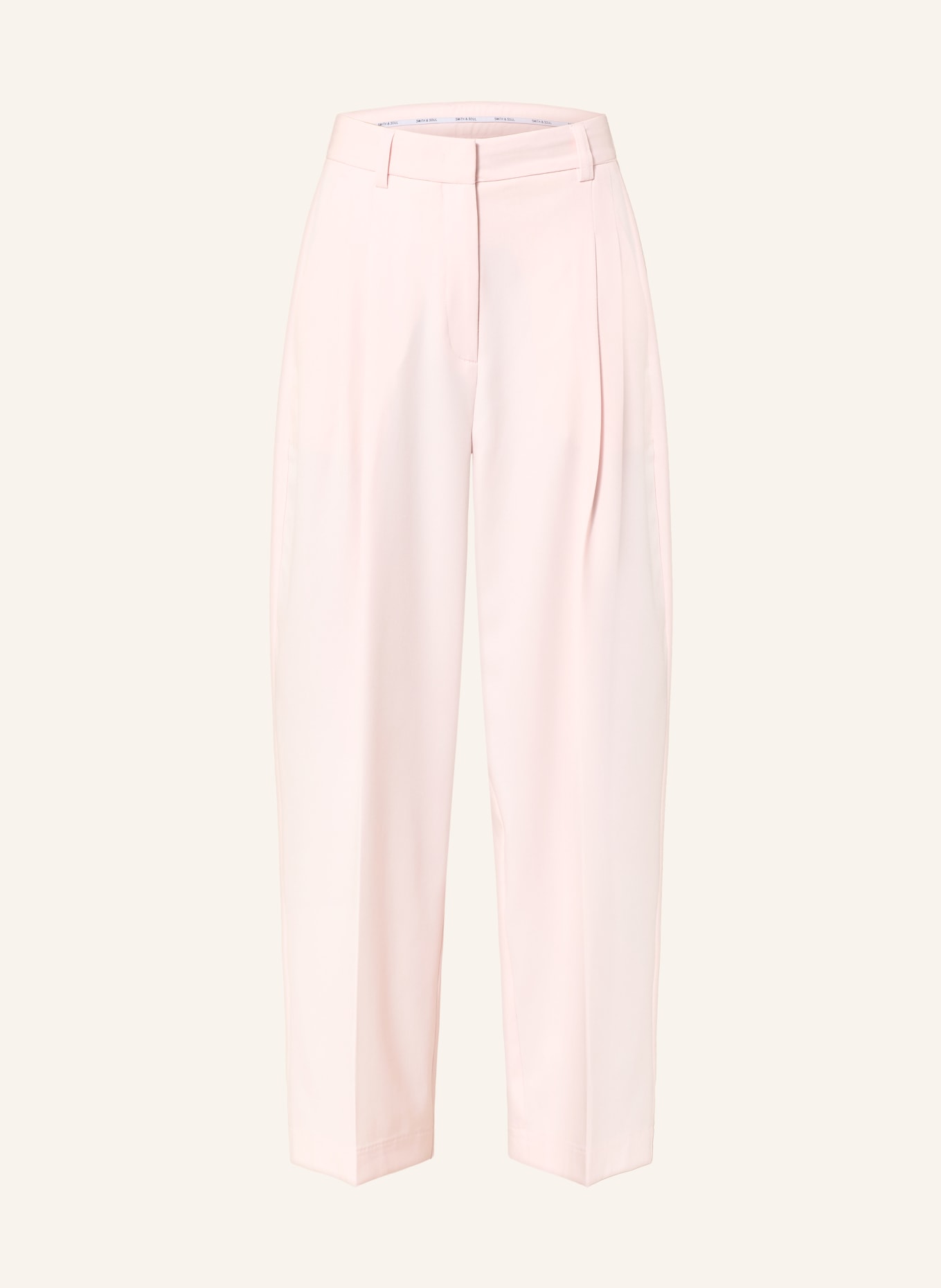 Smith & Soul Spodnie 7/8: JASNORÓŻOWY