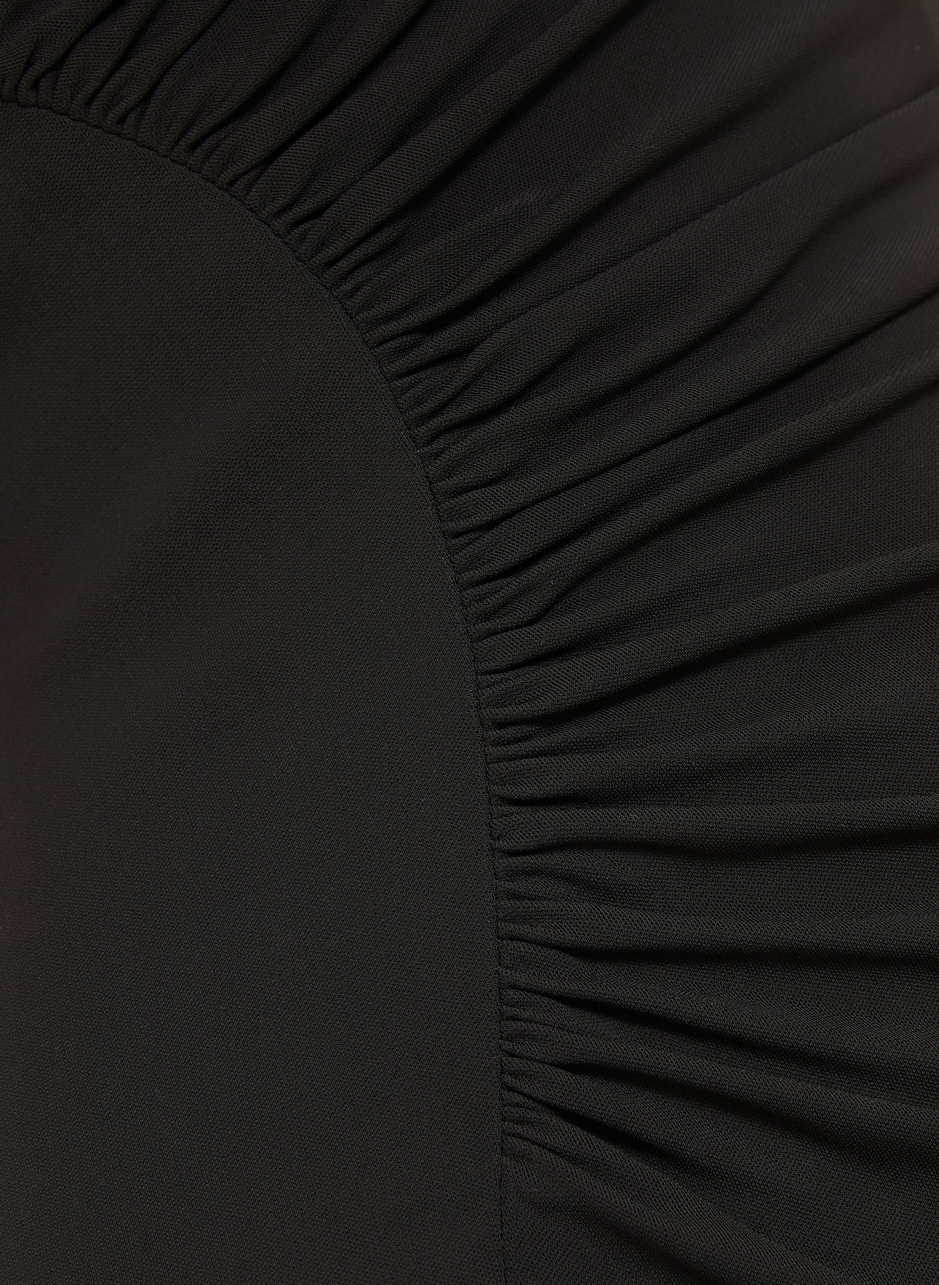 VERSACE Cocktailkleid aus Jersey: SCHWARZ / SILBER