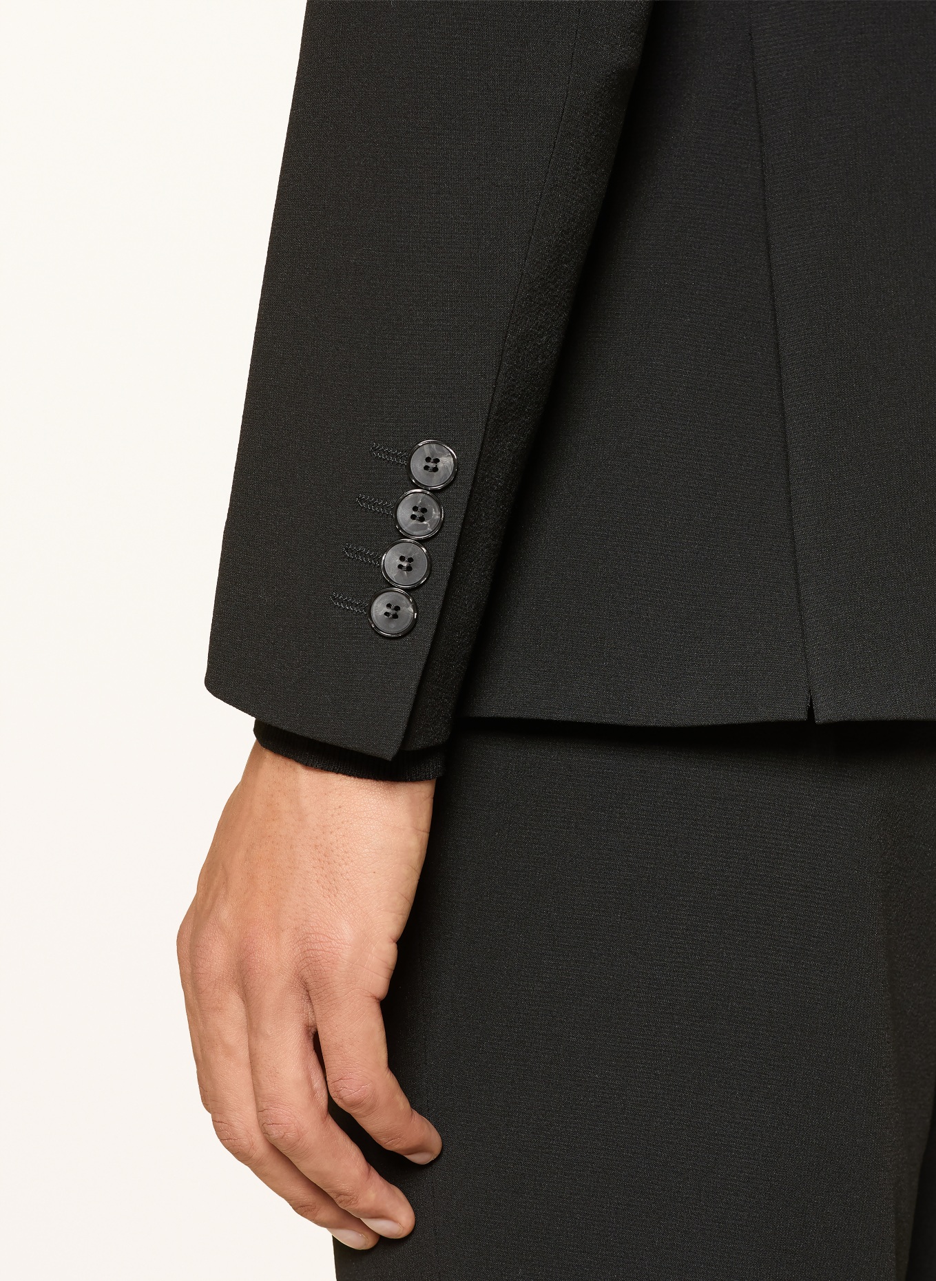 DIGEL move ALFREDO slim fit suit jacket: 10 SCHWARZ