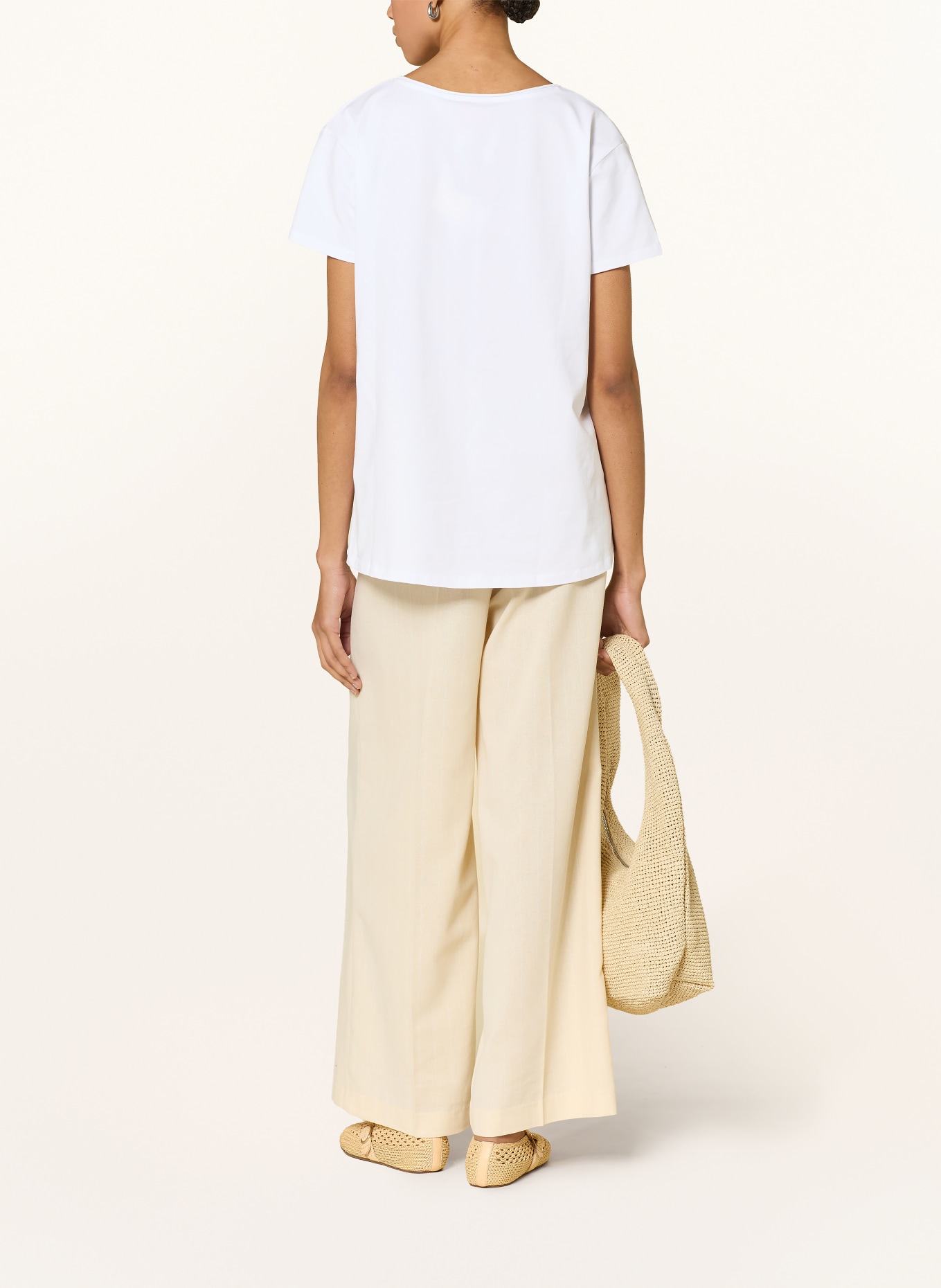 miss goodlife T-shirt met pailletten: WIT / ROZE / NEONROZE