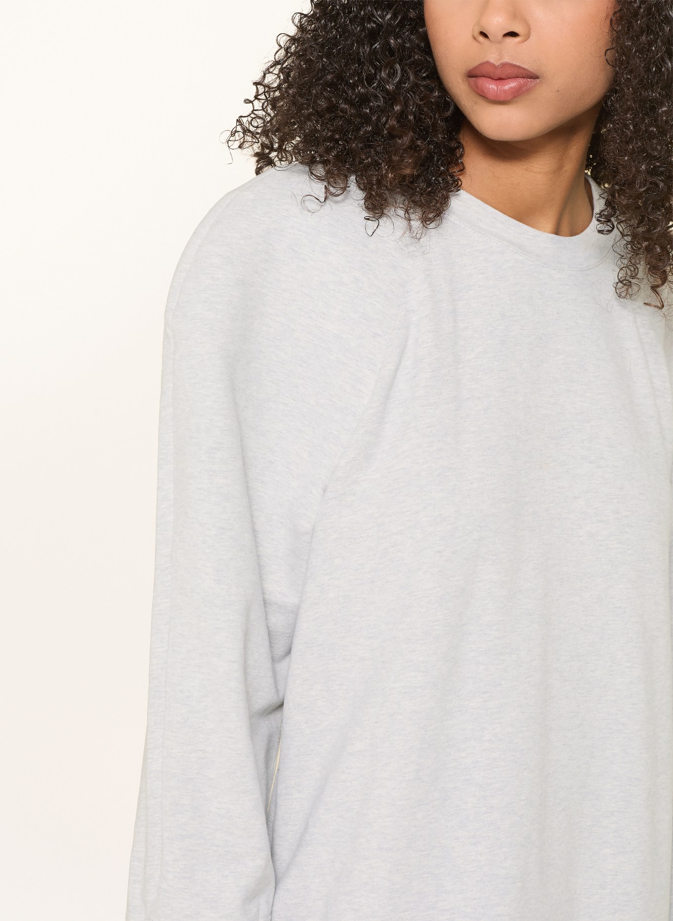 NORMA KAMALI sweat dress: LIGHT GRAY