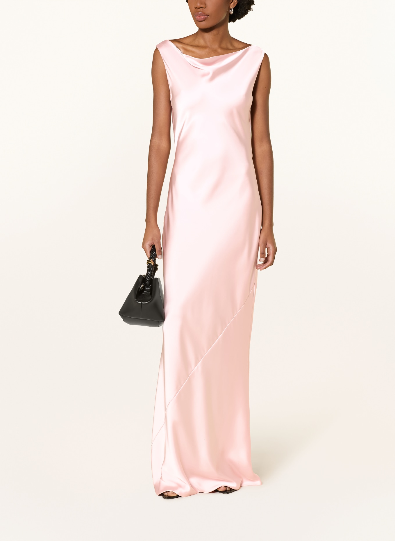 NORMA KAMALI robe de soirée: ROSE CLAIR