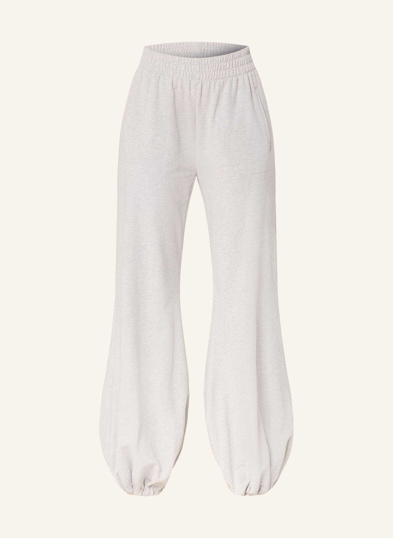 NORMA KAMALI pantalon de survêtement: GRIS CLAIR