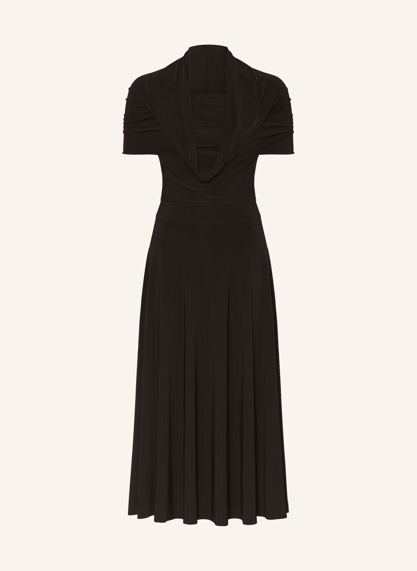 NORMA KAMALI robe en jersey: NOIR