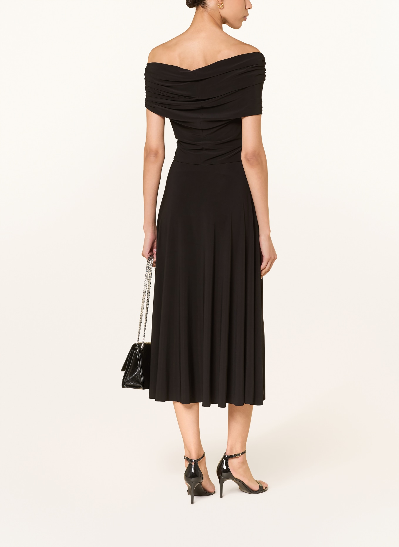 NORMA KAMALI robe en jersey: NOIR