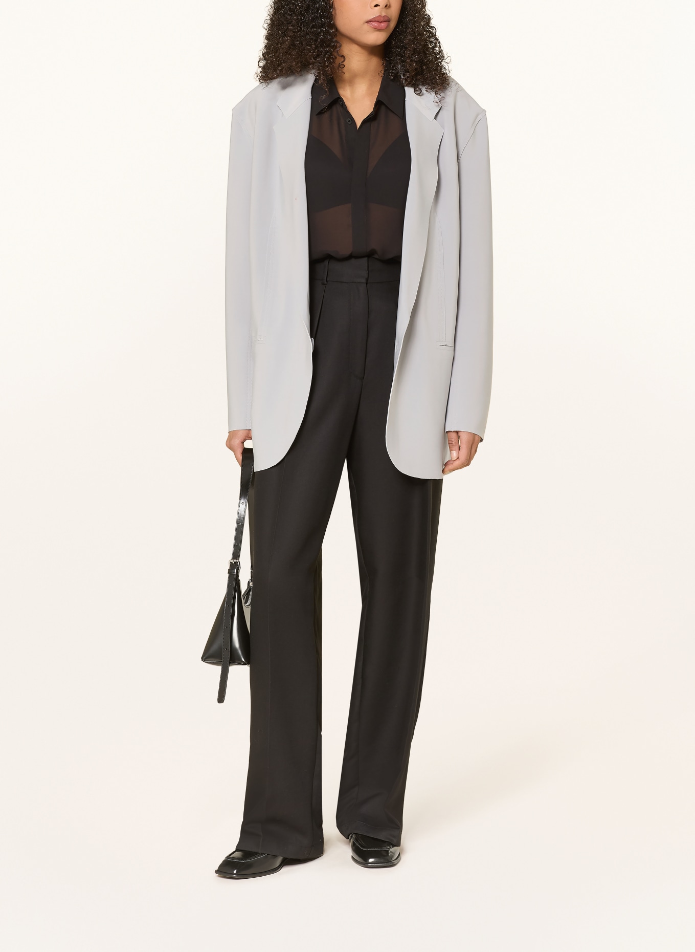 NORMA KAMALI Oversized-Blazer: GRAU