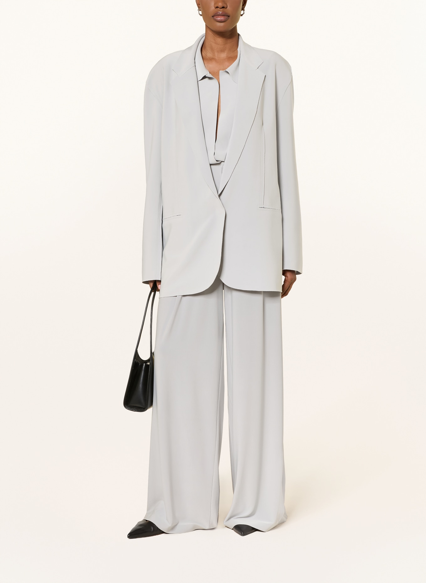 NORMA KAMALI Oversized blazer: GRIJS