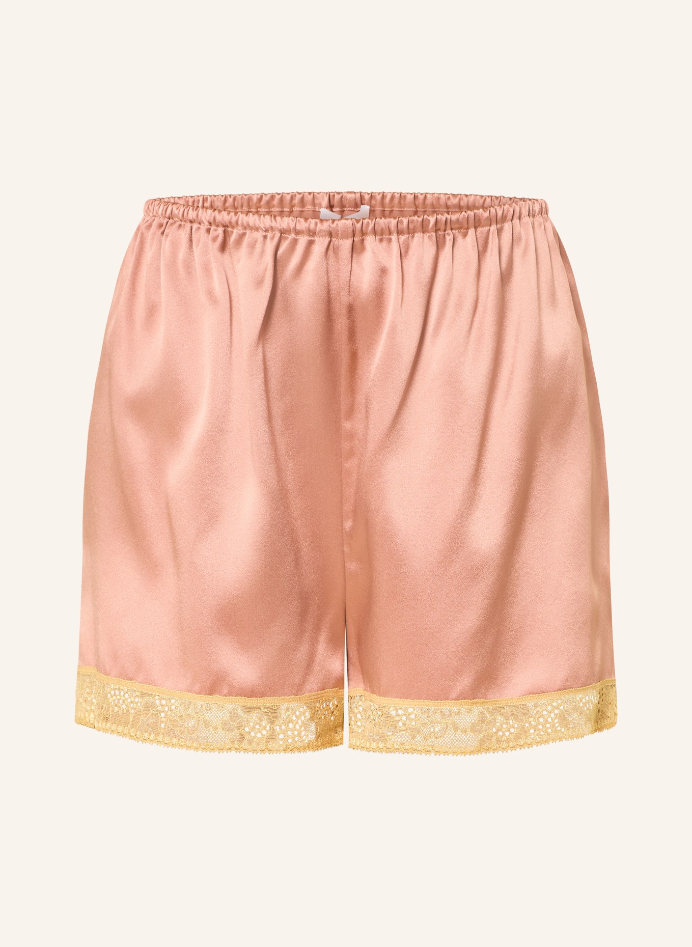 ERES Schlafshorts PRETTY aus Seide: ROSÉ / GOLD