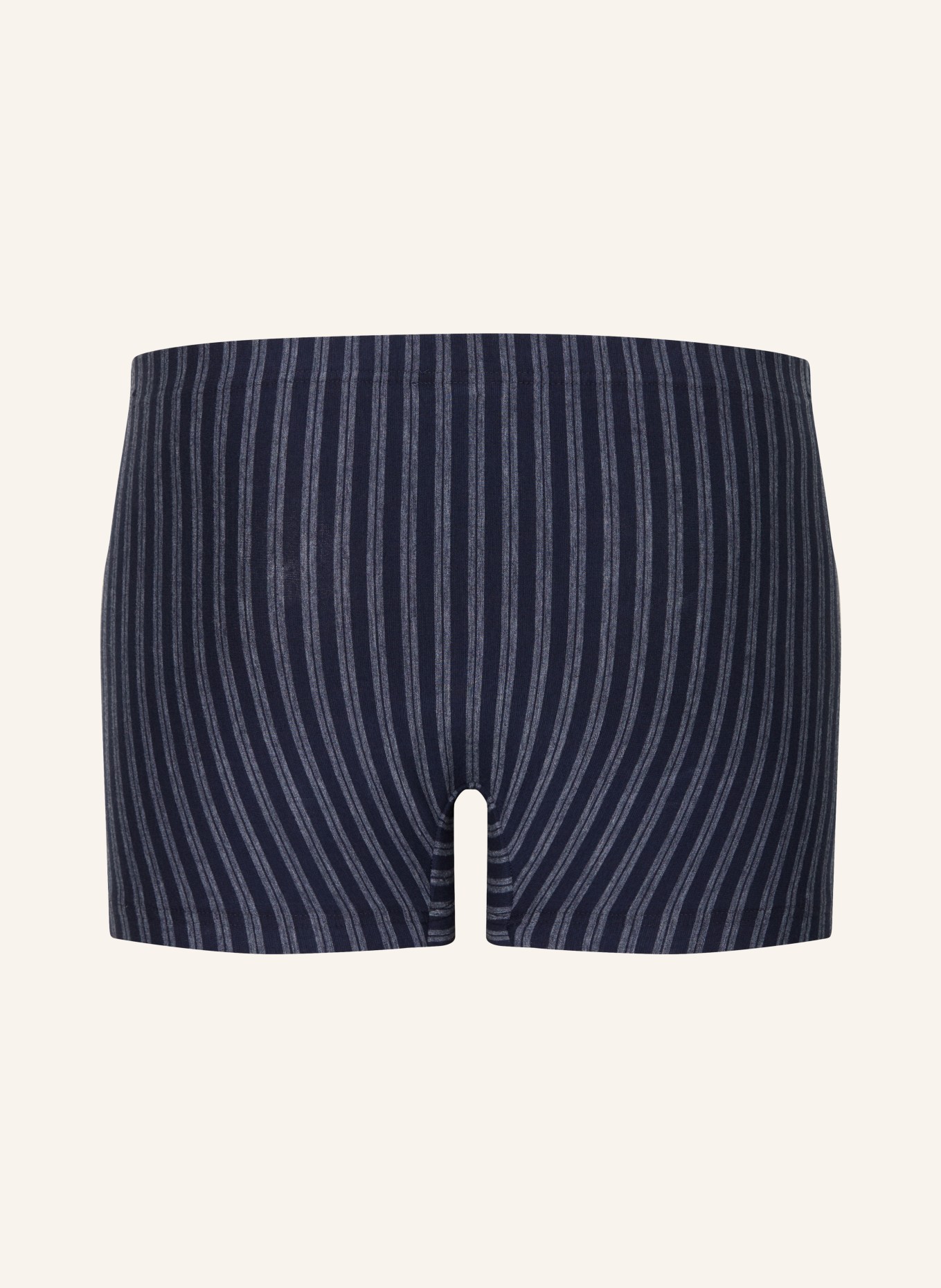 mey Boxershorts uit de serie DENIM STRIPES: DONKERBLAUW / BLAUWGRIJS