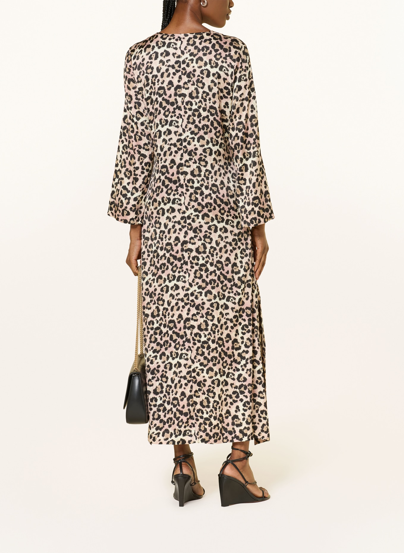 lilienfels Satynowa sukienka: BEŻOWY / CAMELOWY / CZARNY