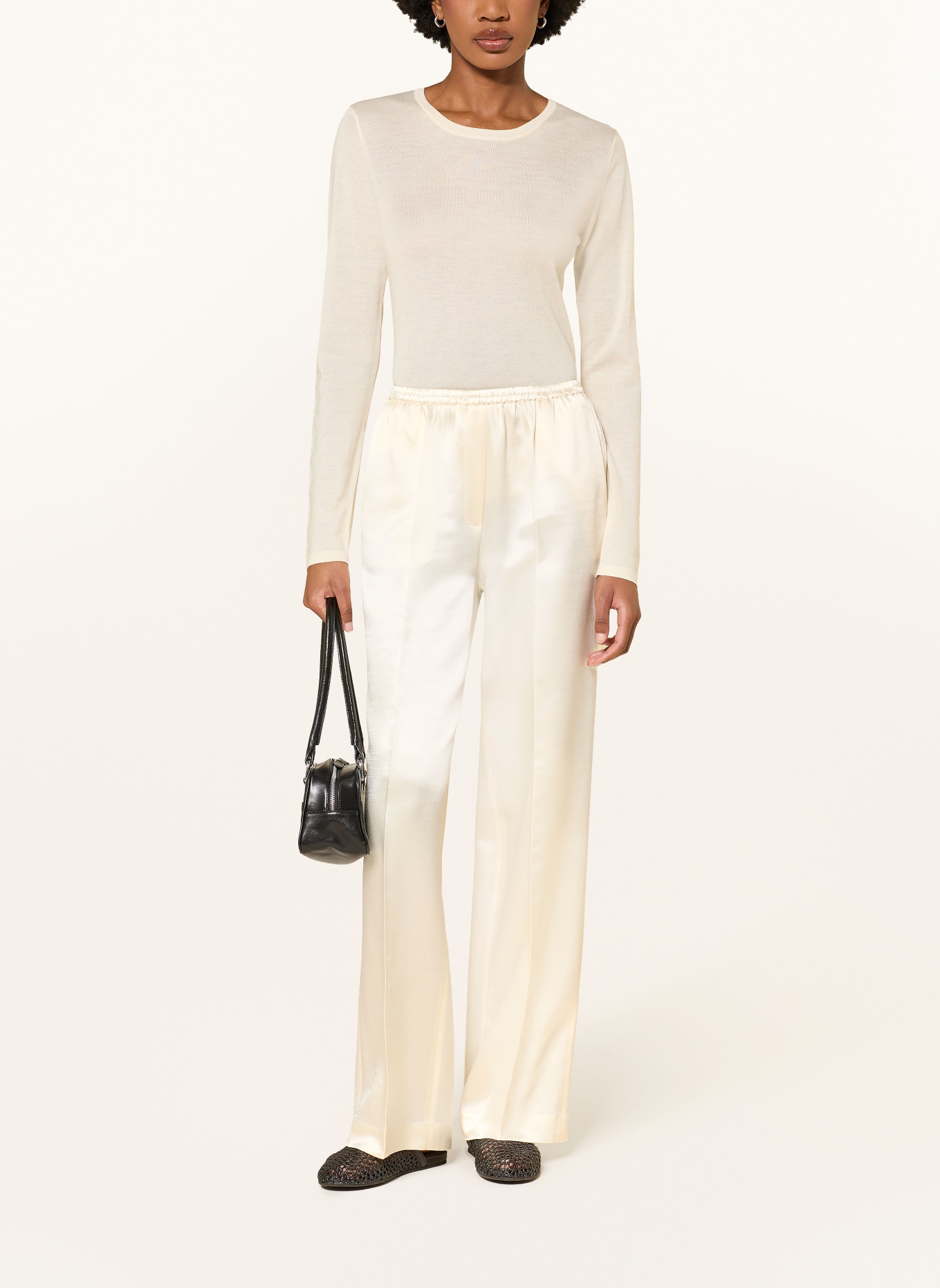 SOFT GOAT Marlenehose: ECRU