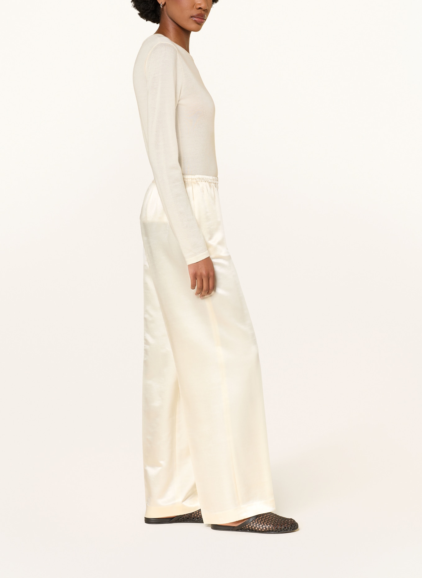 SOFT GOAT Marlenehose: ECRU