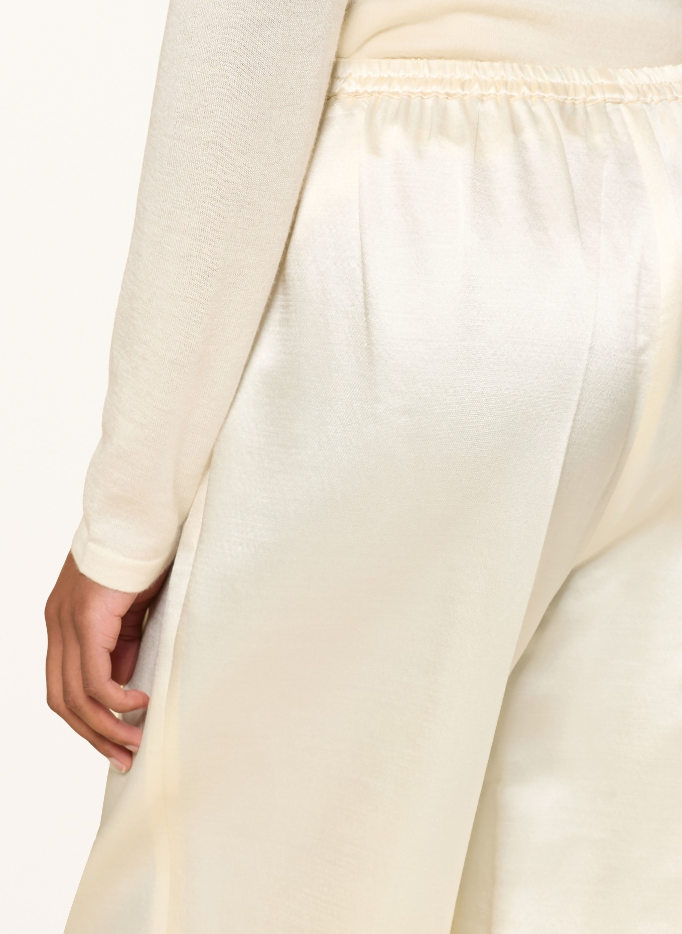 SOFT GOAT Marlenehose: ECRU