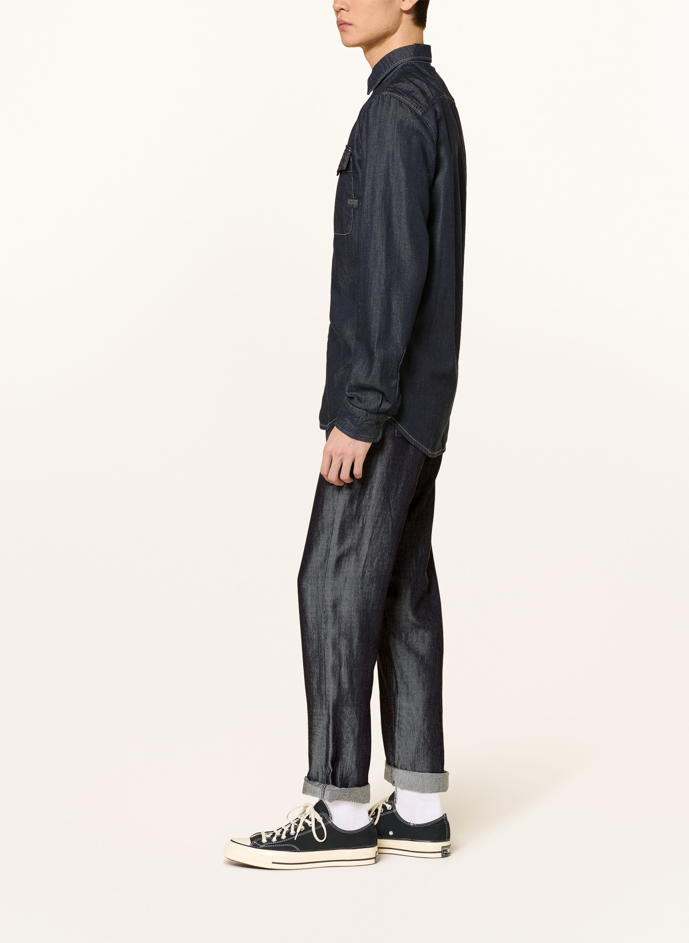 G-Star Extra slim fit jeans-style pants: DARK BLUE