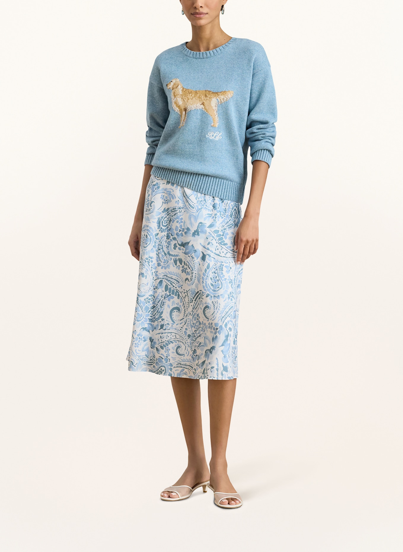 LAUREN RALPH LAUREN Rok: WIT / LICHTBLAUW