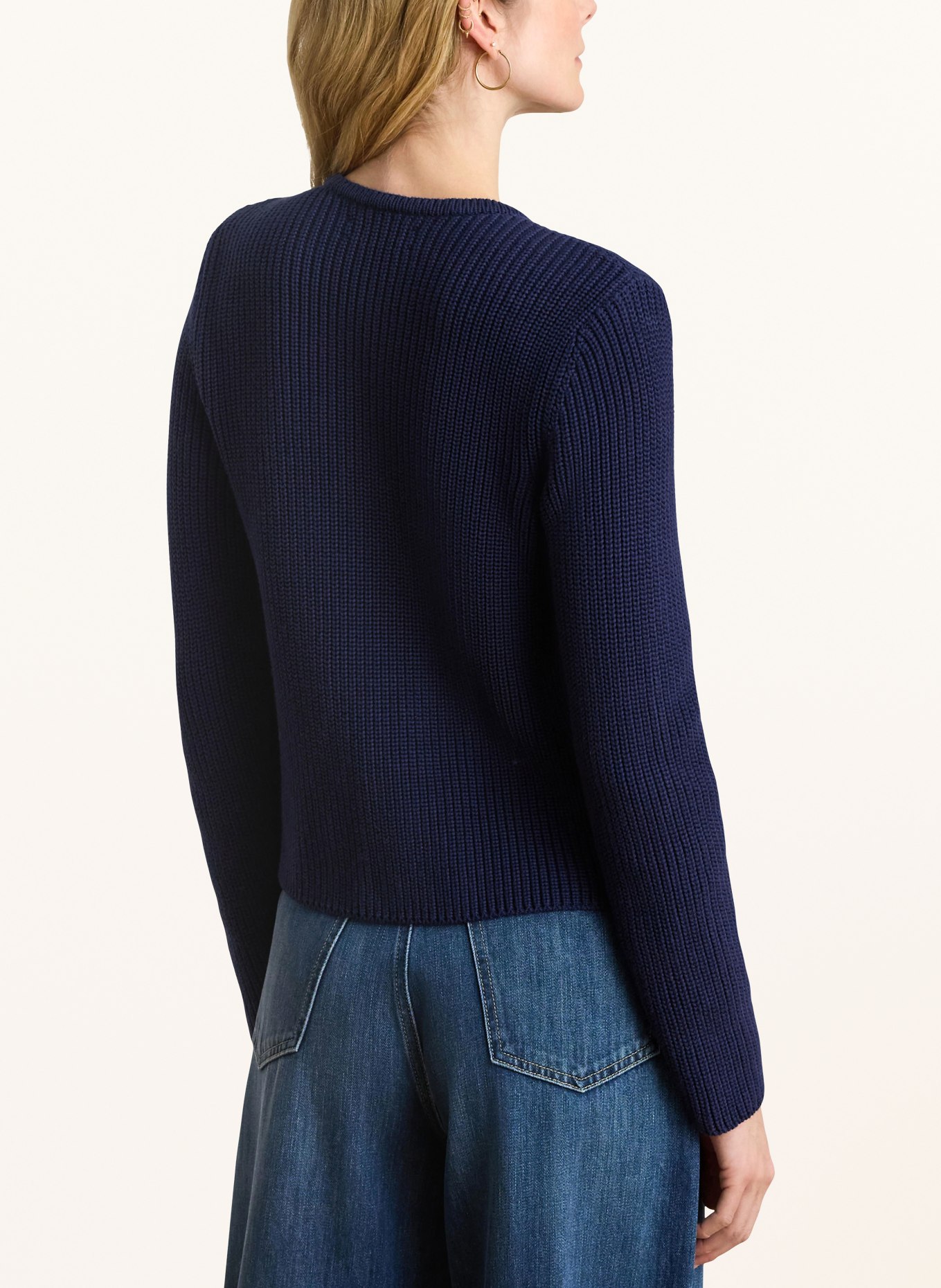 LAUREN RALPH LAUREN cardigan: BLEU FONCÉ