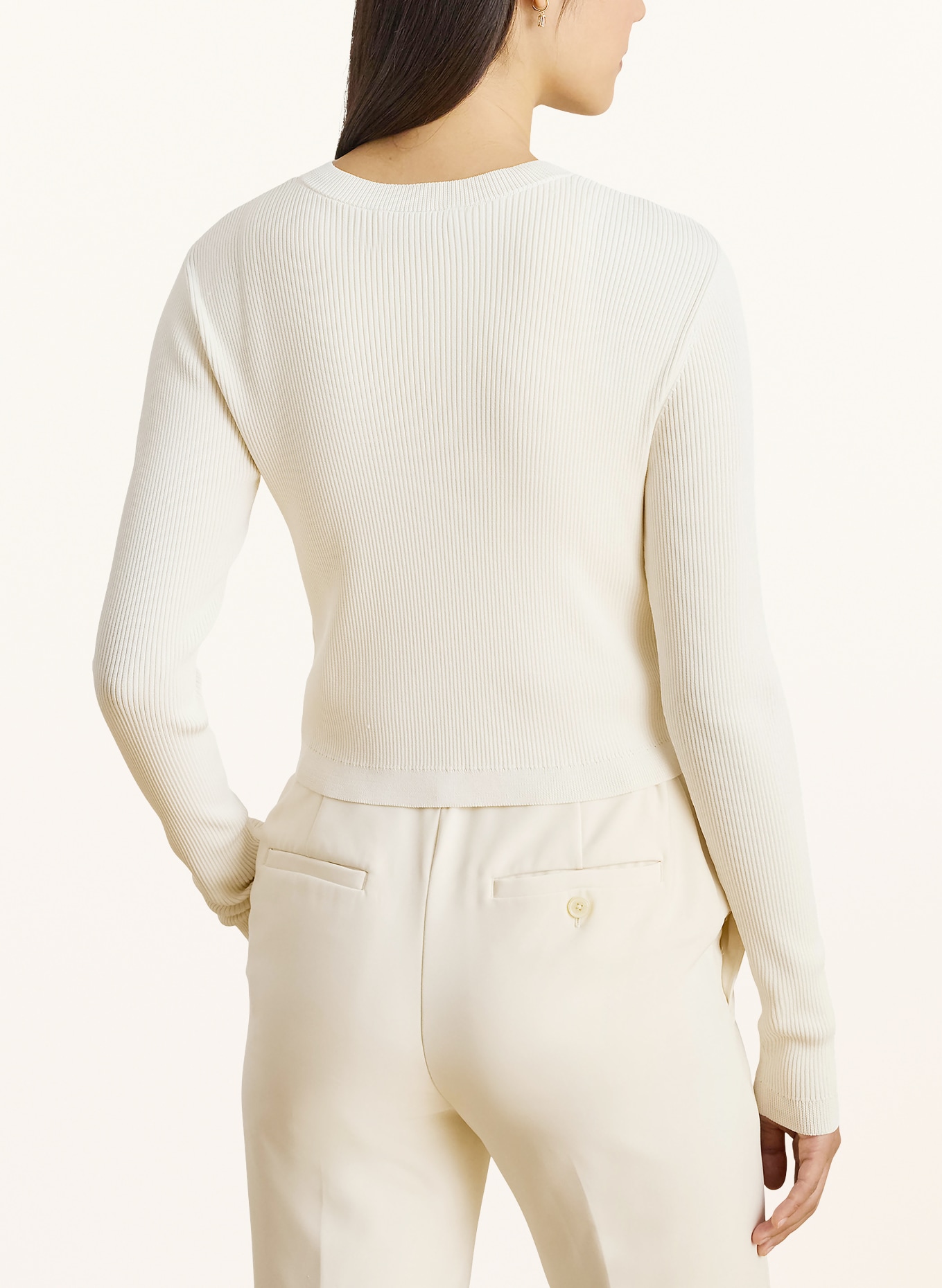 LAUREN RALPH LAUREN vest: ECRU