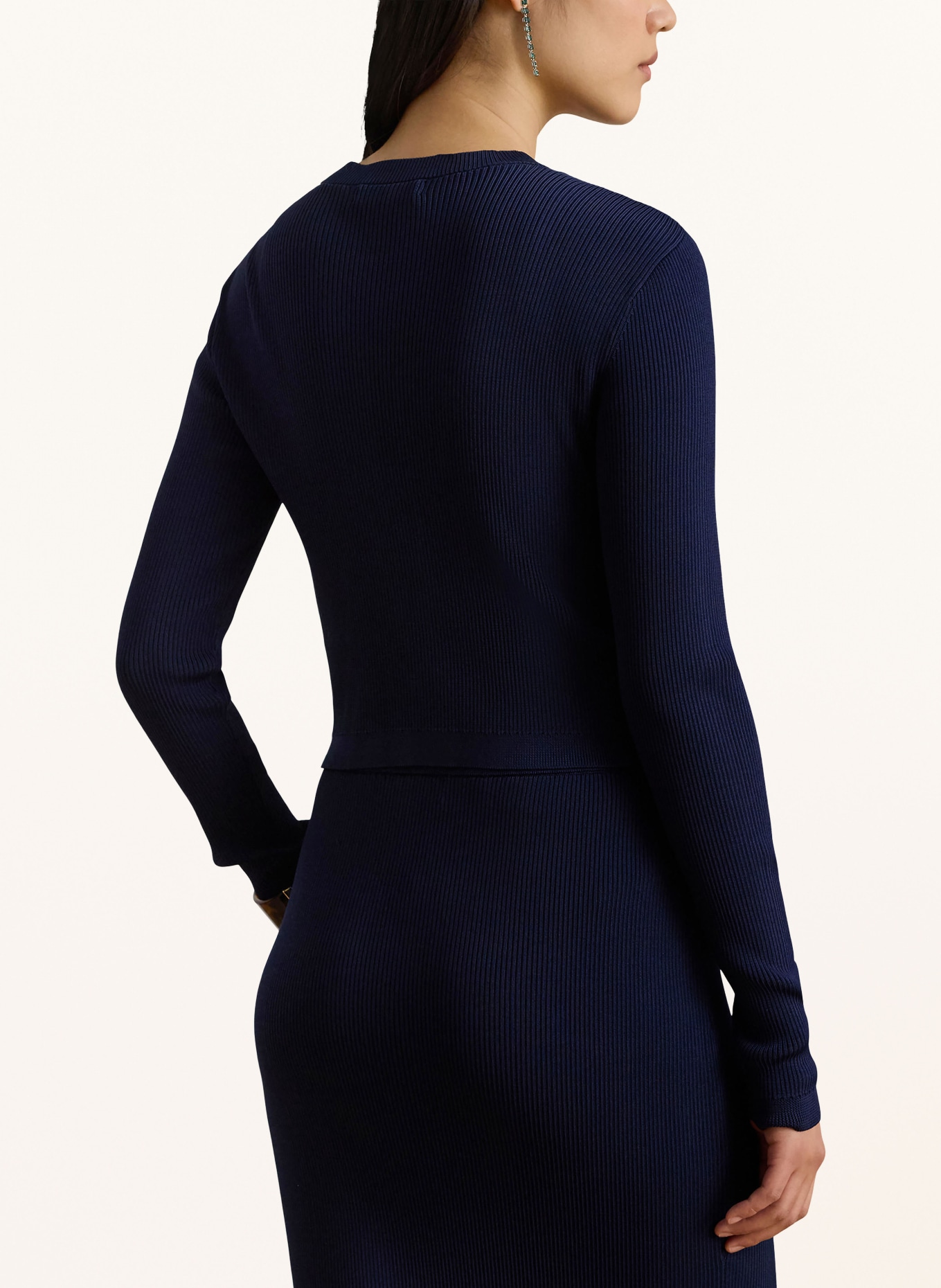 LAUREN RALPH LAUREN vest: DONKERBLAUW / GOUD