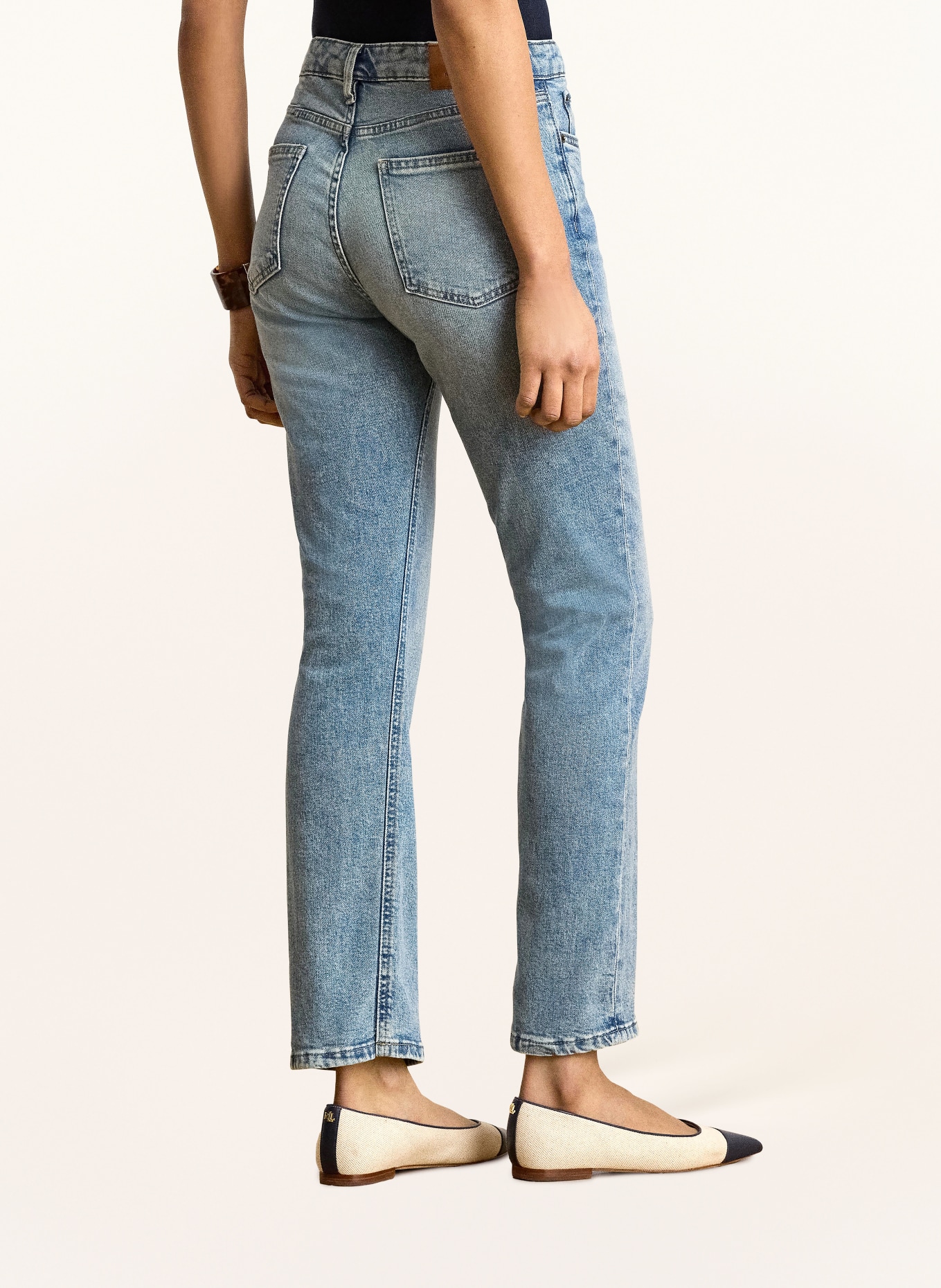 LAUREN RALPH LAUREN Jeans droits: 001 FAWNE WASH
