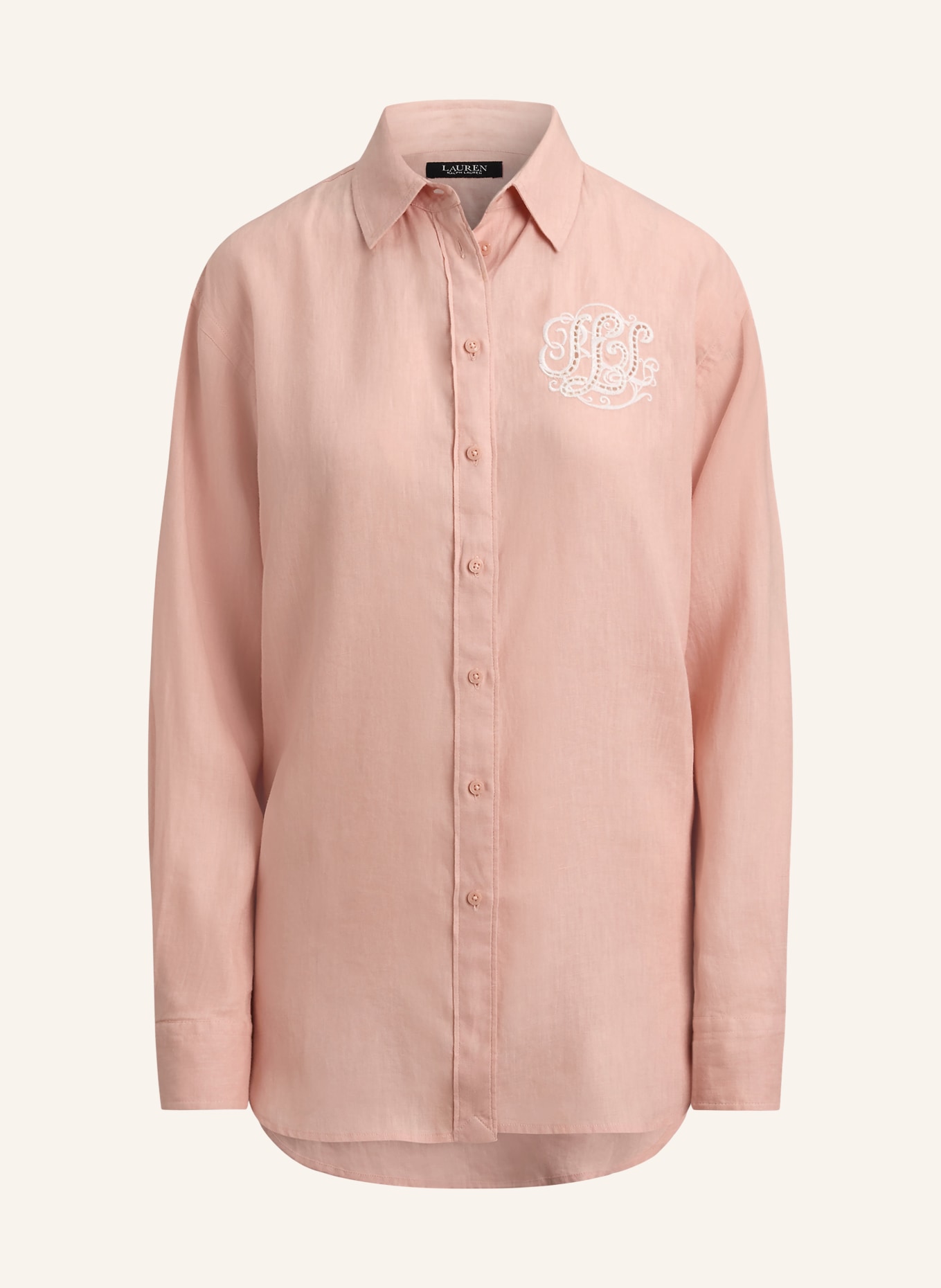 LAUREN RALPH LAUREN Bluzka z lnu: ŁOSOSIOWY