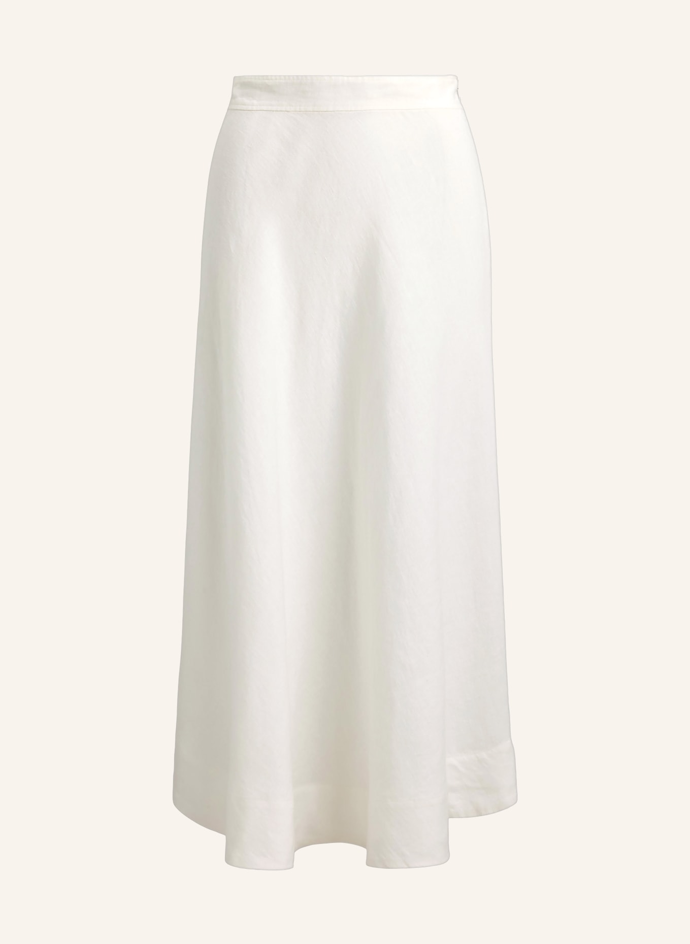 LAUREN RALPH LAUREN spódnica z lnu: BIAŁY