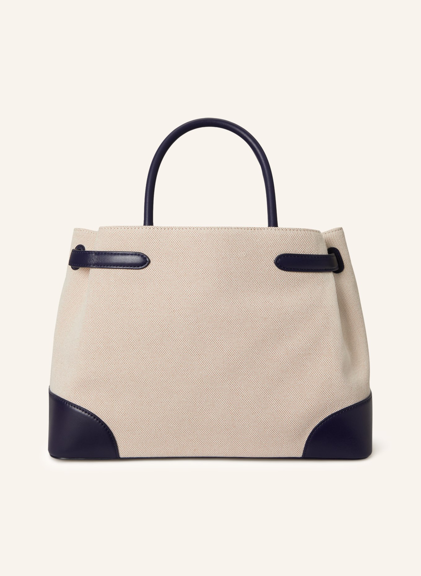 LAUREN RALPH LAUREN BLAIKE SMALL Shoulder Bag: CREAM / SILVER / DARK BLUE