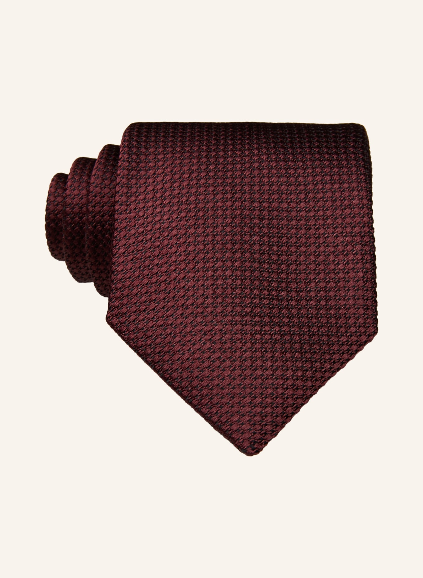 ZEGNA stropdas: MARRON FONCÉ